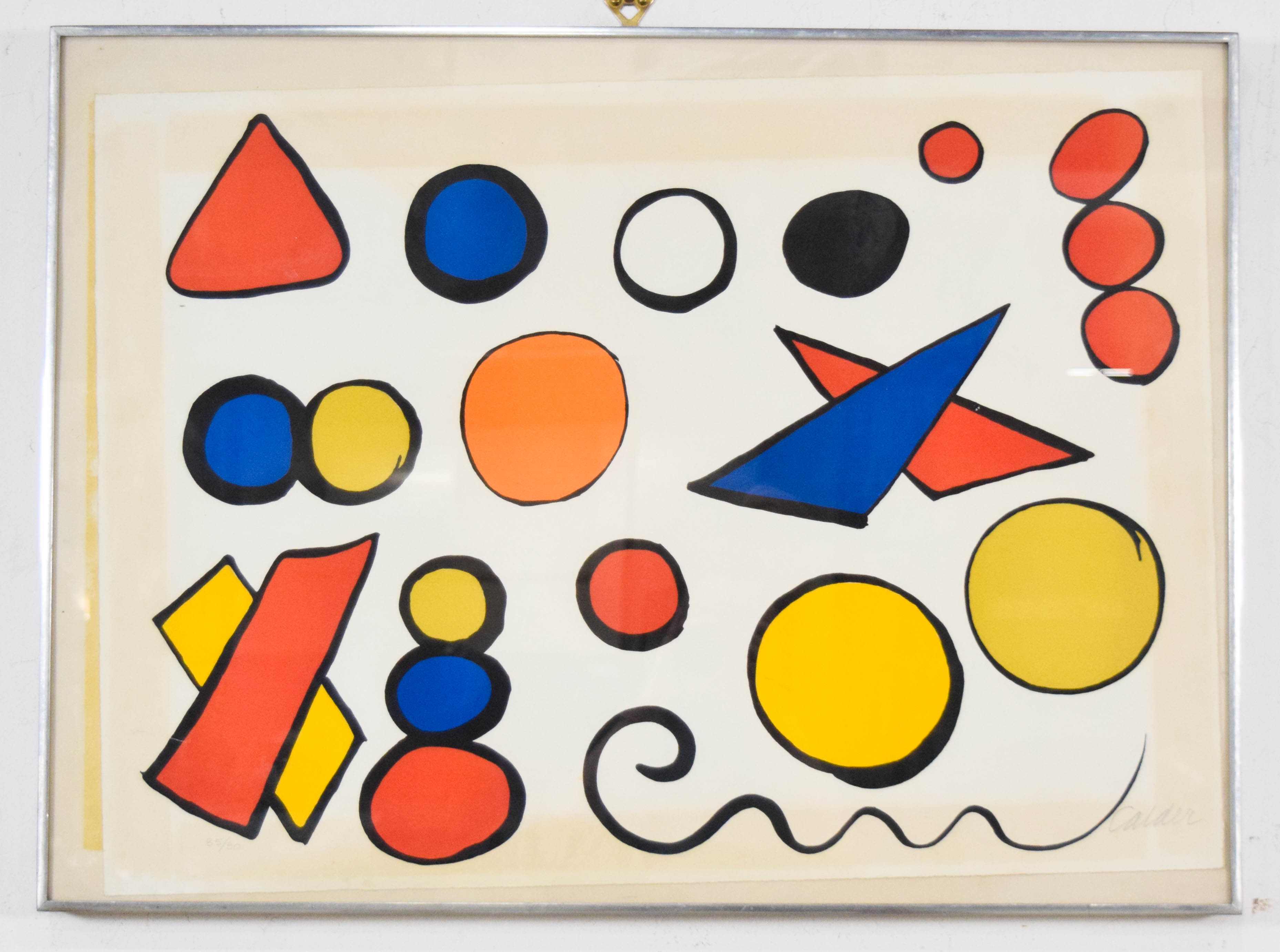 Alexander Calder Lithograph Alphabet et Serpent