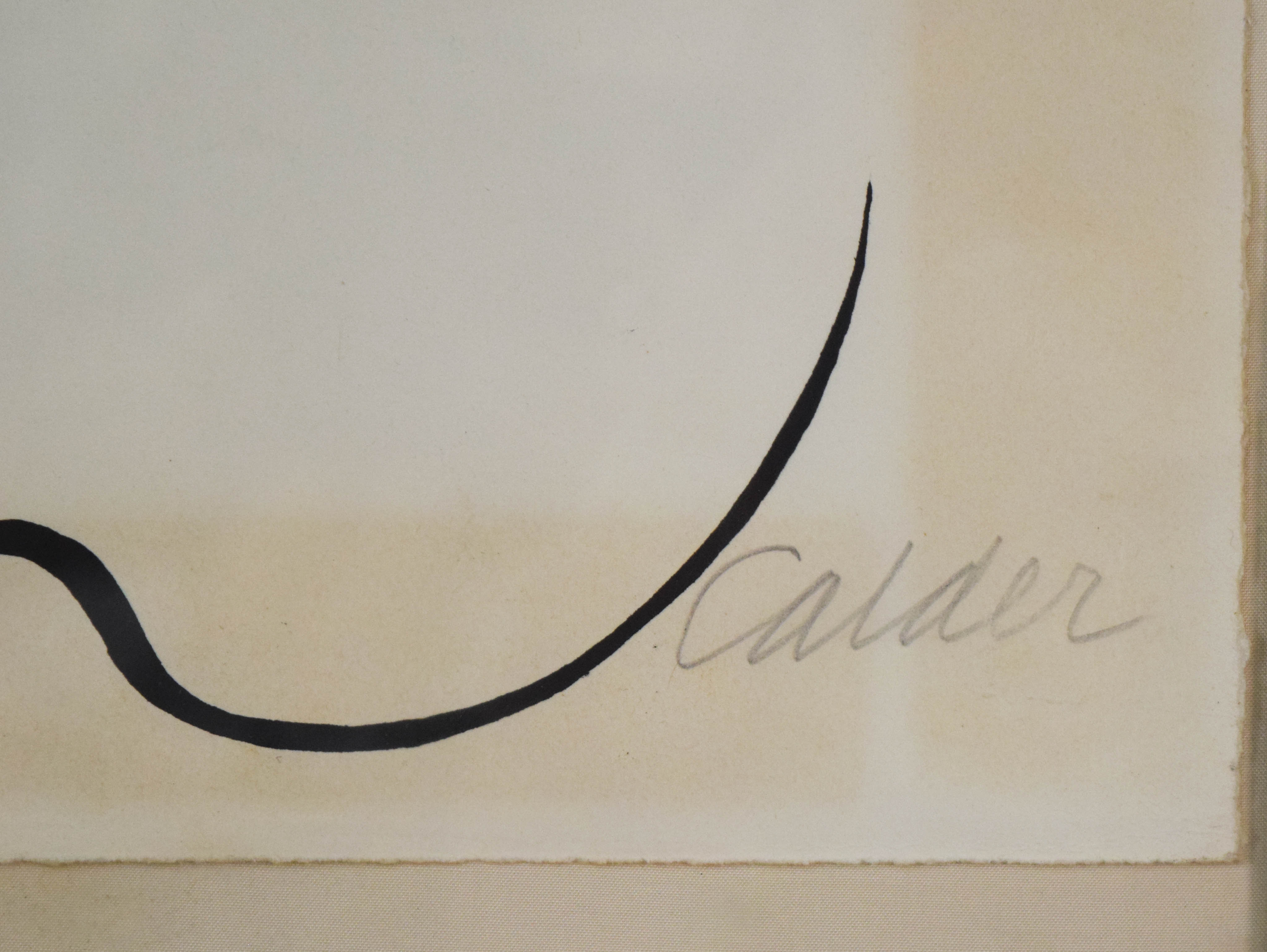 Alexander Calder Lithograph Alphabet et Serpent
