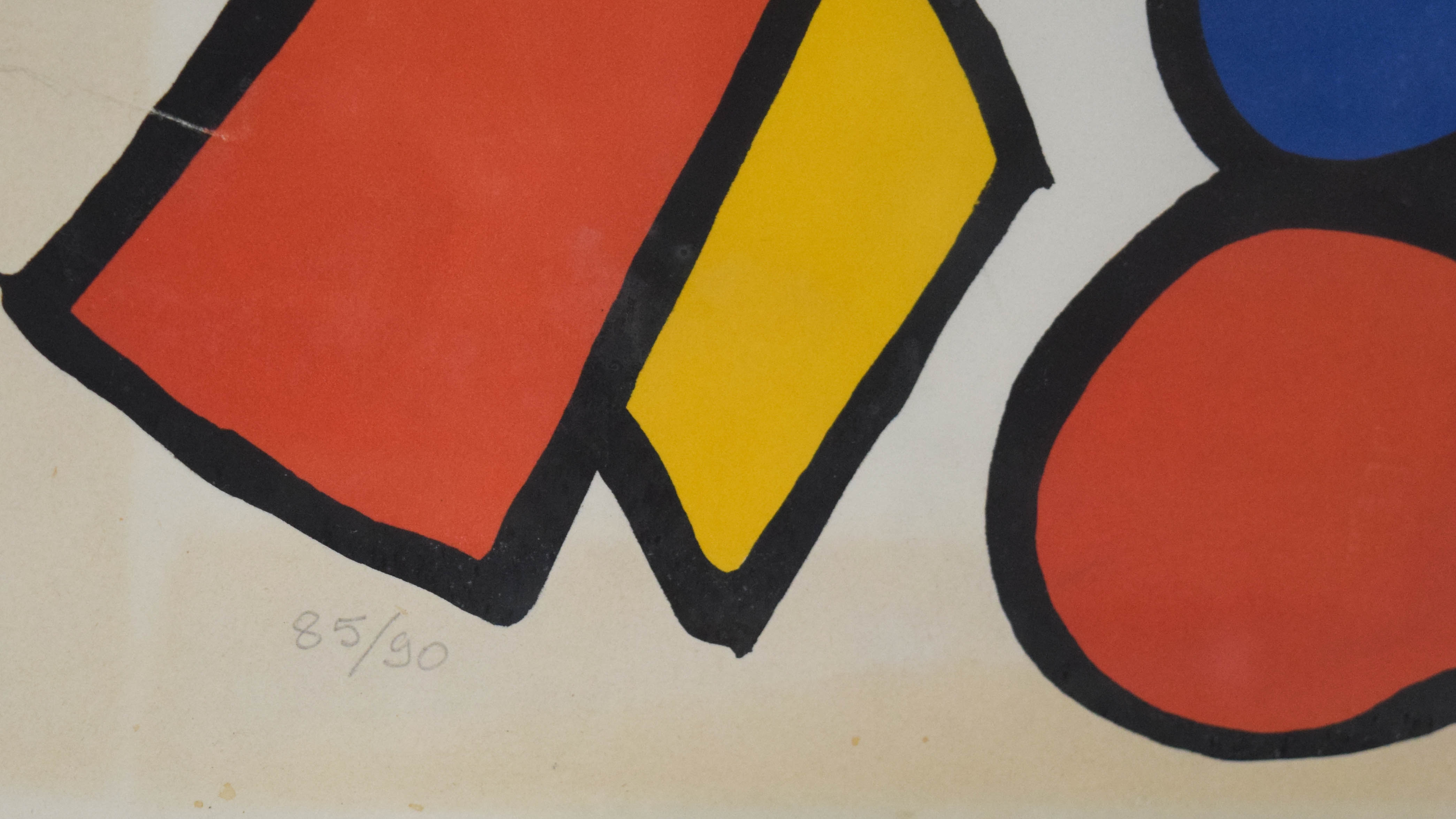 Alexander Calder Lithograph Alphabet et Serpent