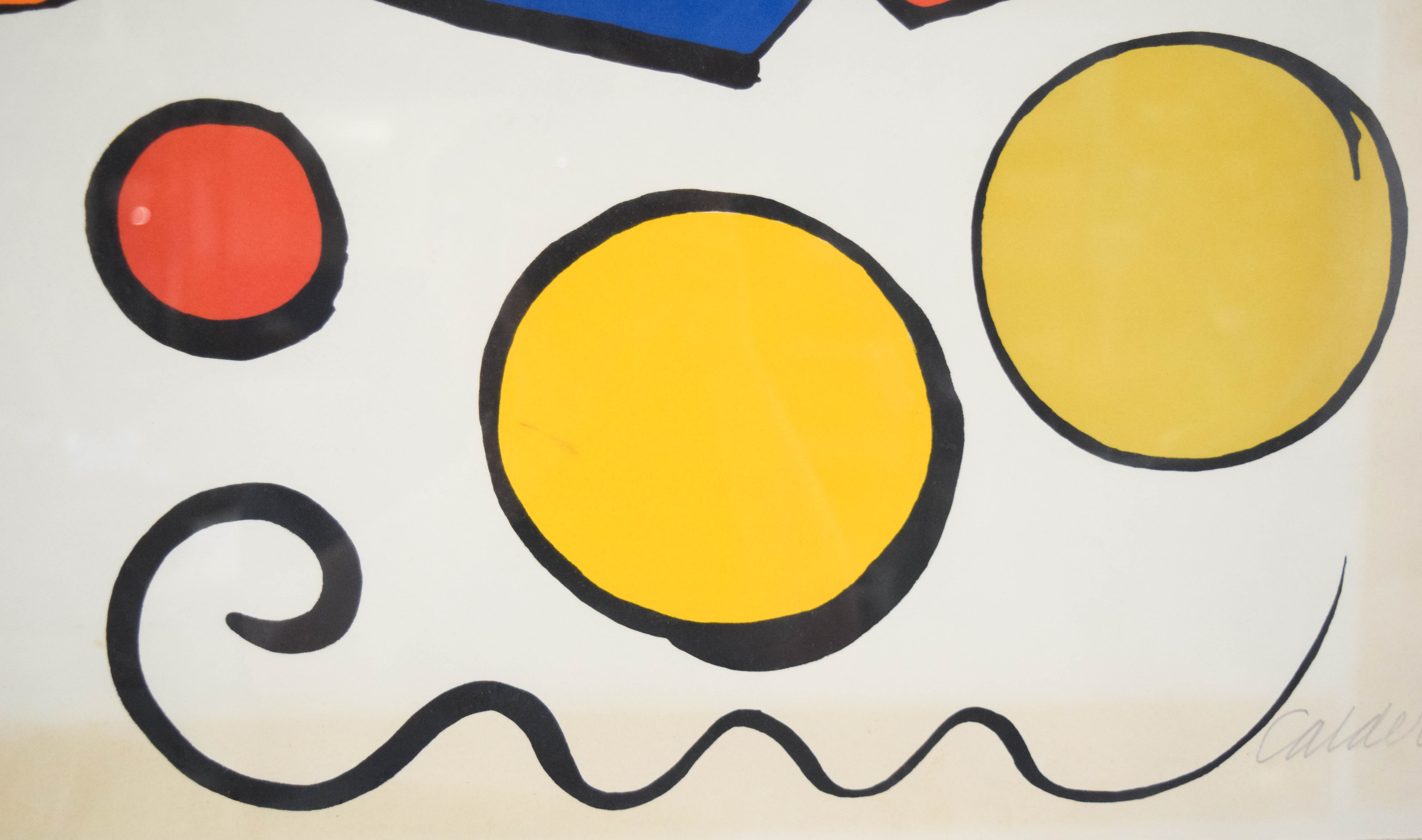 Alexander Calder Lithograph Alphabet et Serpent