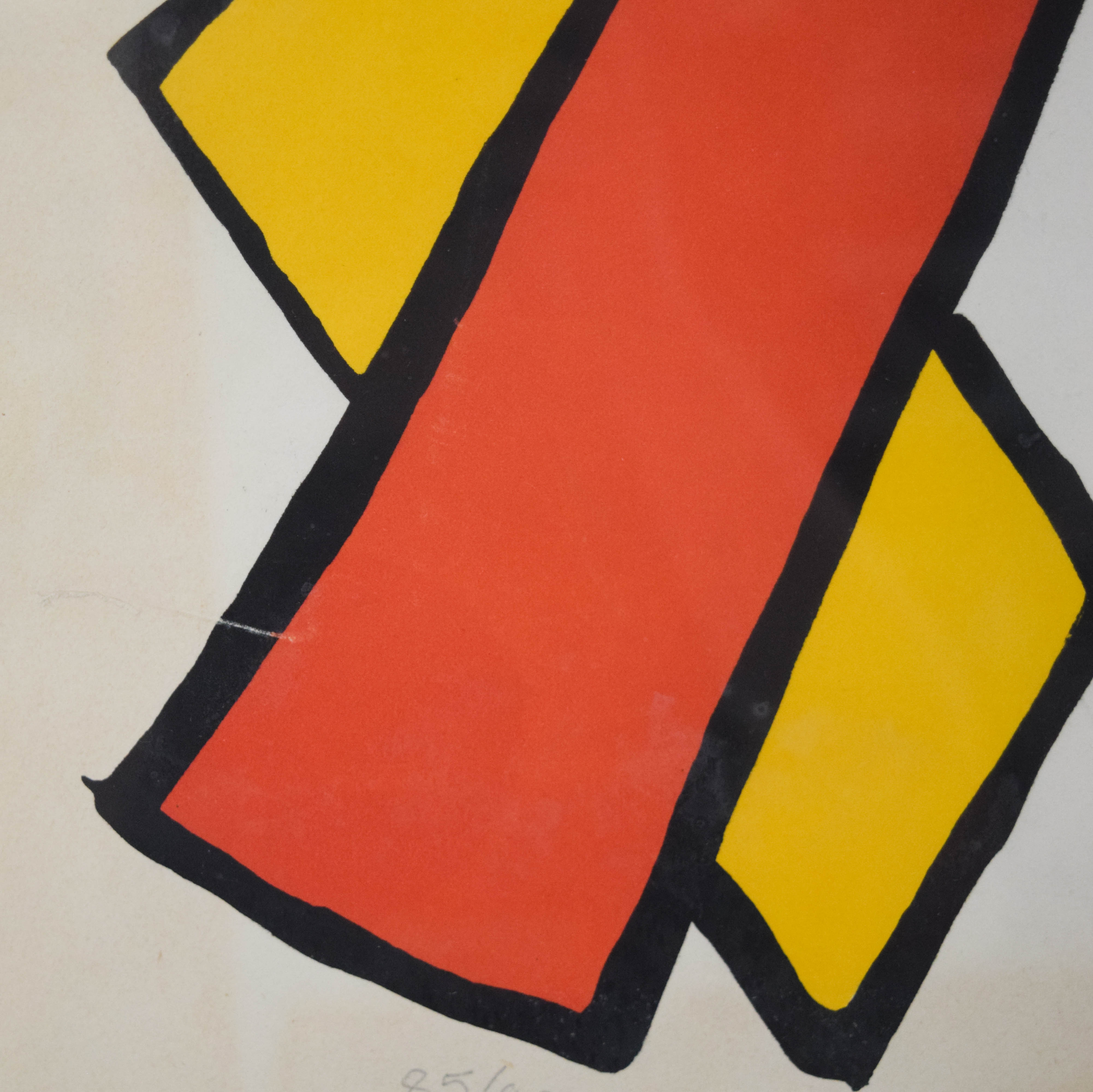 Alexander Calder Lithograph Alphabet et Serpent