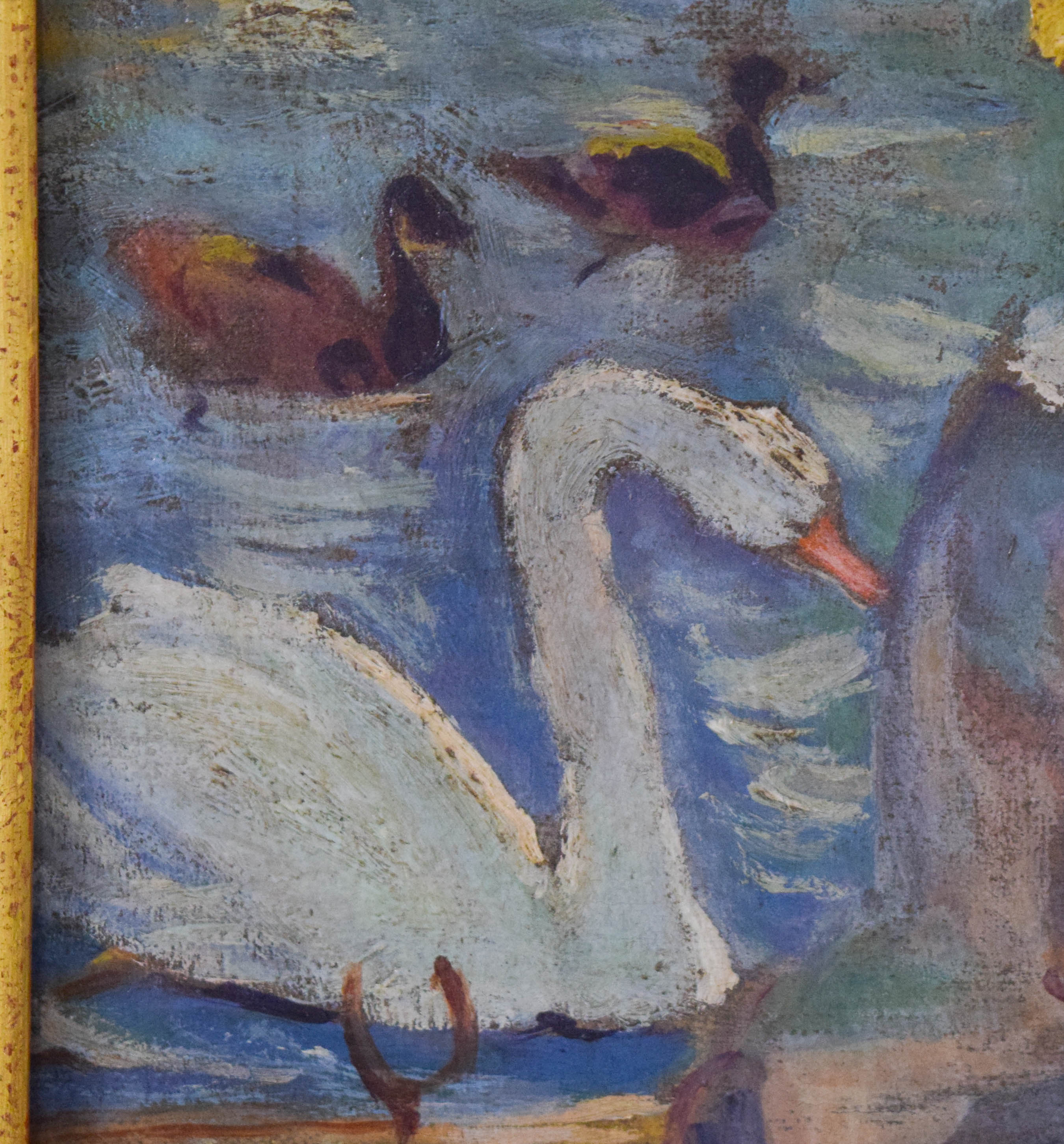 After Berthe Morisot Oil on Canvas On the Lake