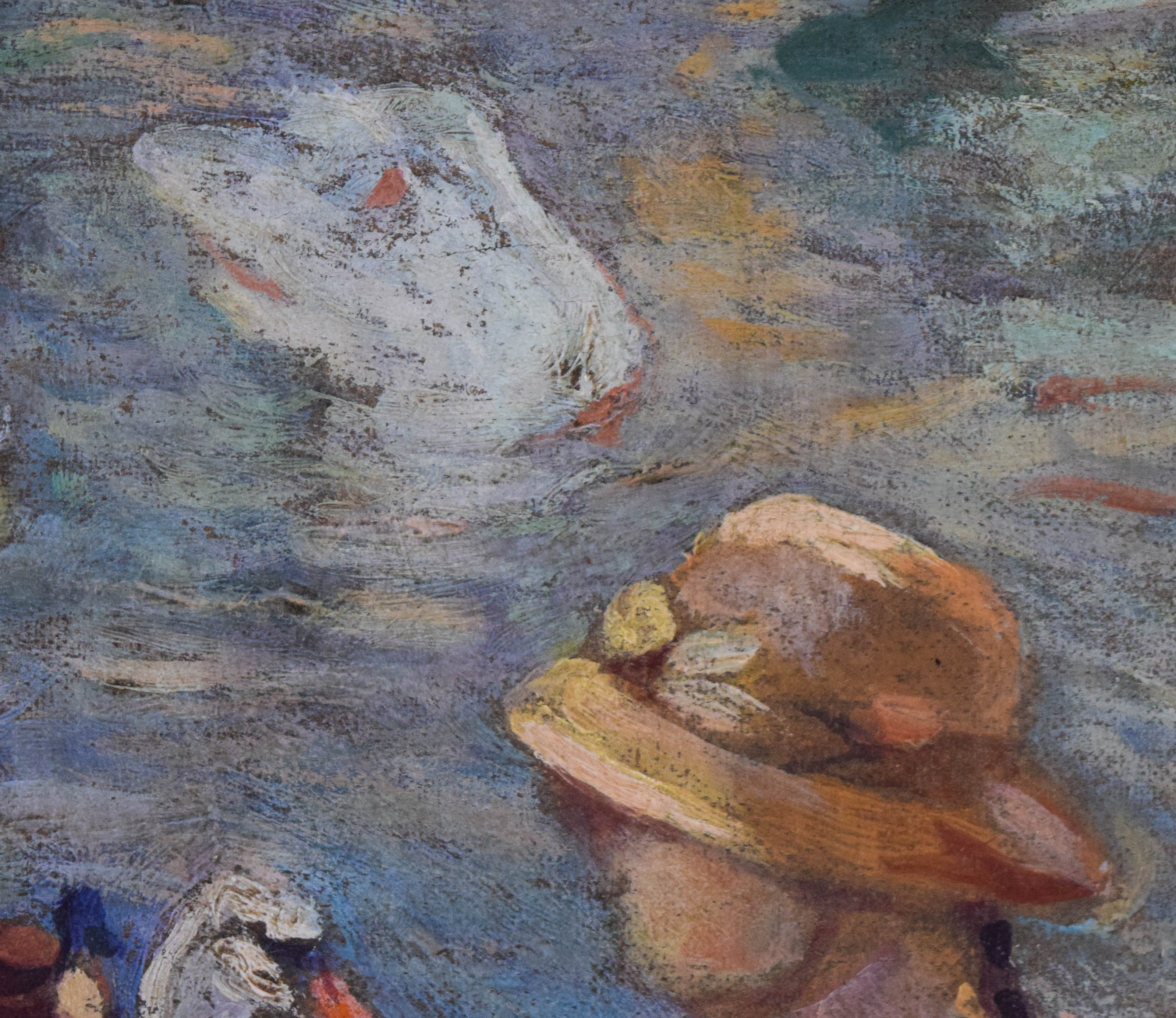 After Berthe Morisot Oil on Canvas On the Lake
