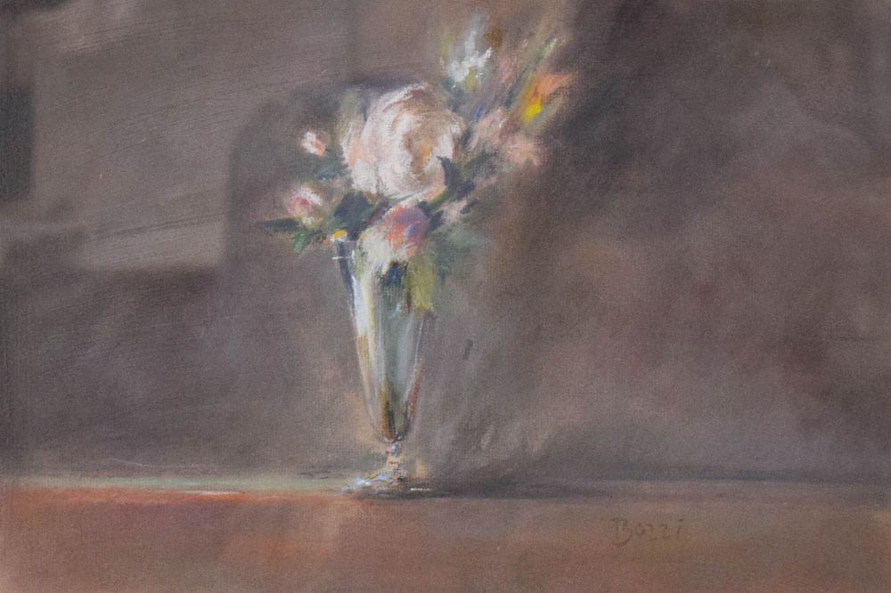 Lot 282: Bozzi Pastel Floral Still Life