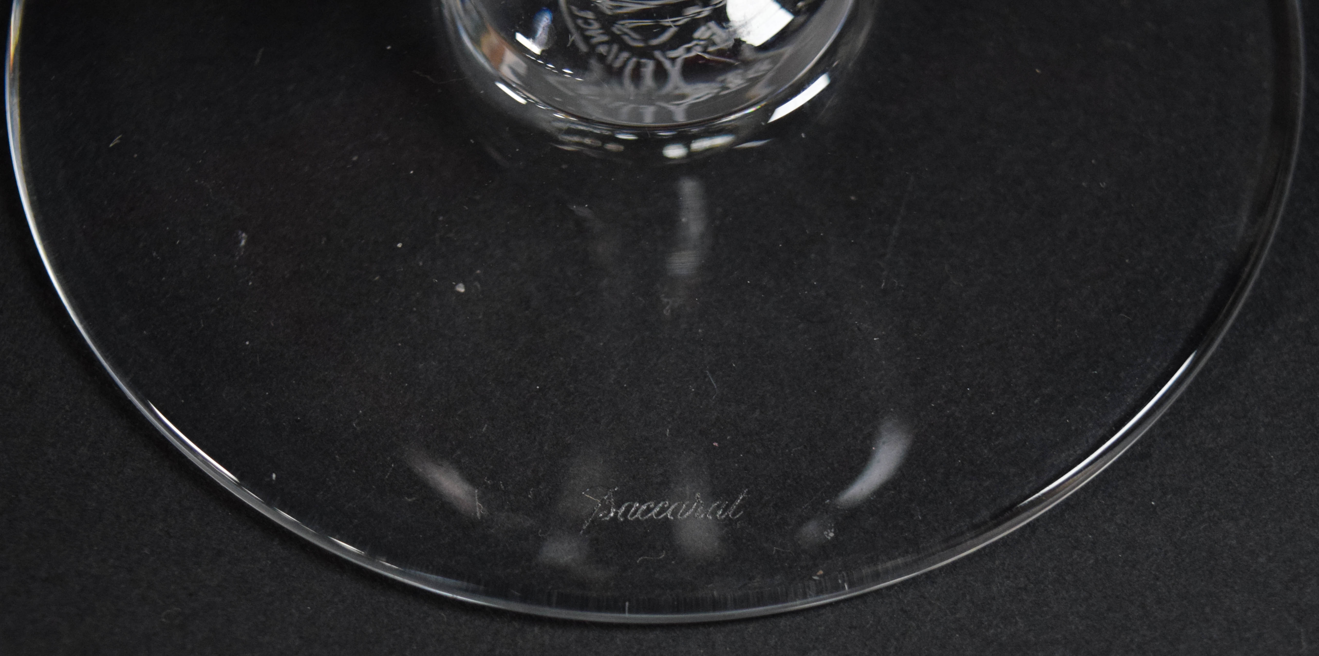 Set of 12 Baccarat Montaigne Optic Crystal Goblets