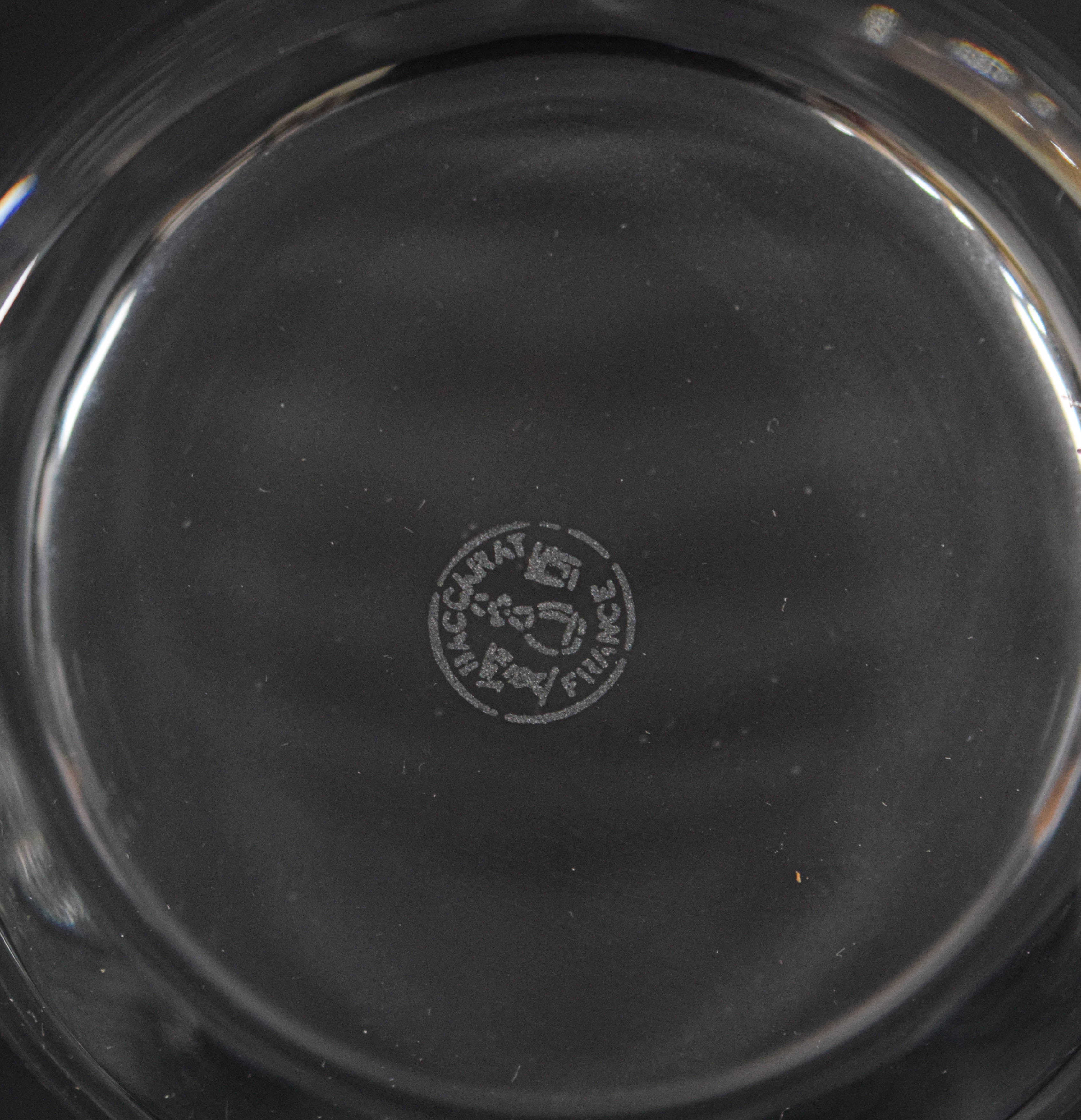 14 Baccarat Crystal Montaigne Optic Tumbler Old Fashioned Glasses