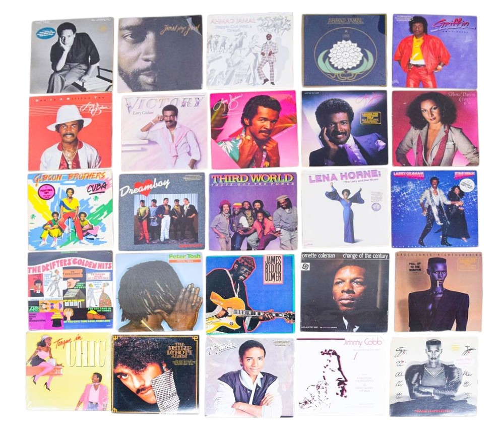 25 R&B, Soul, Jazz, and Reggae Vinyl LP Records