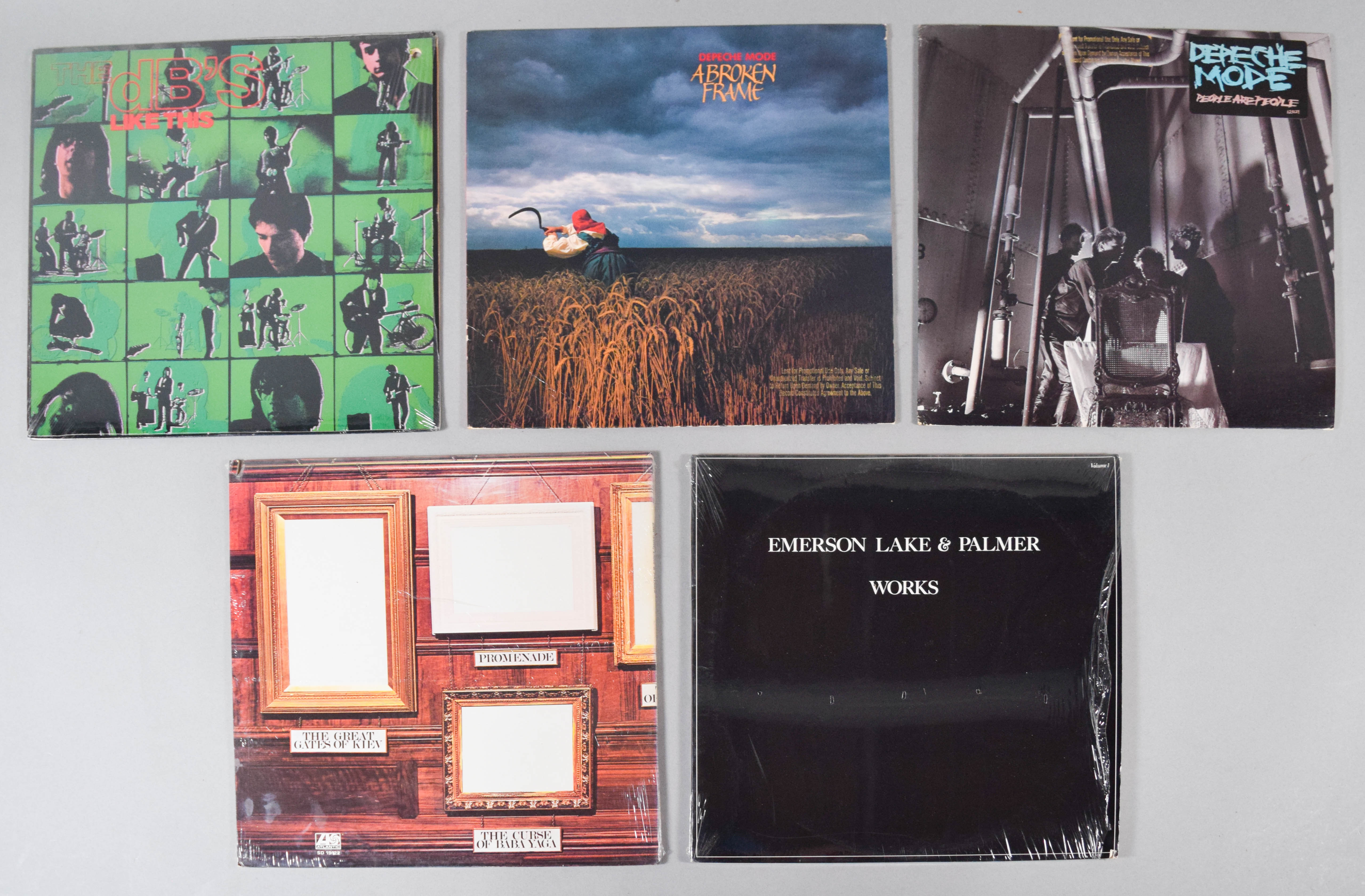 25 New Wave, Synth-pop, and Progressive Rock Vinyl LP Records