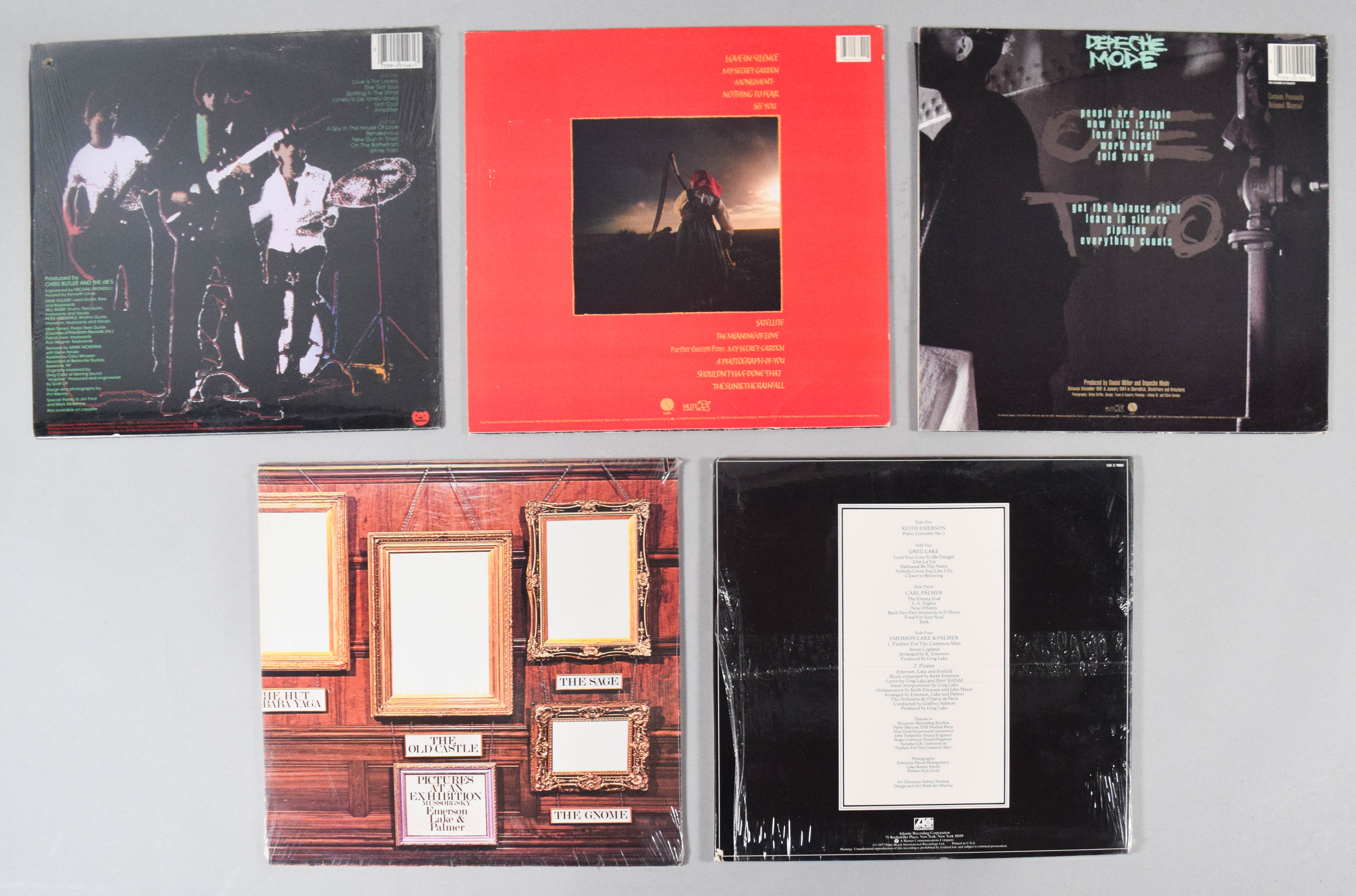 25 New Wave, Synth-pop, and Progressive Rock Vinyl LP Records
