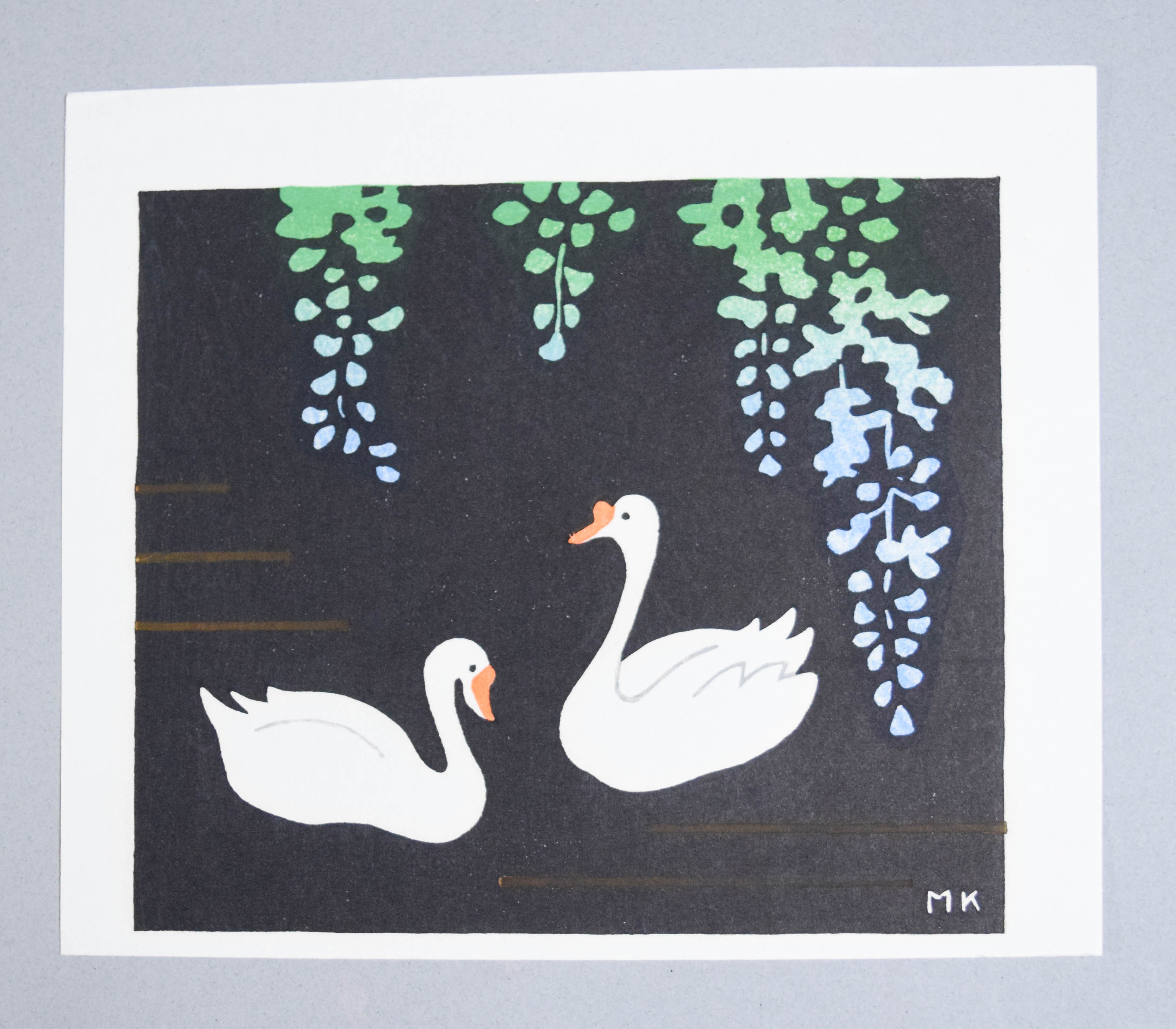 2 Japanese Woodblock Prints (One Attributed To Kitagawa Utamaro)