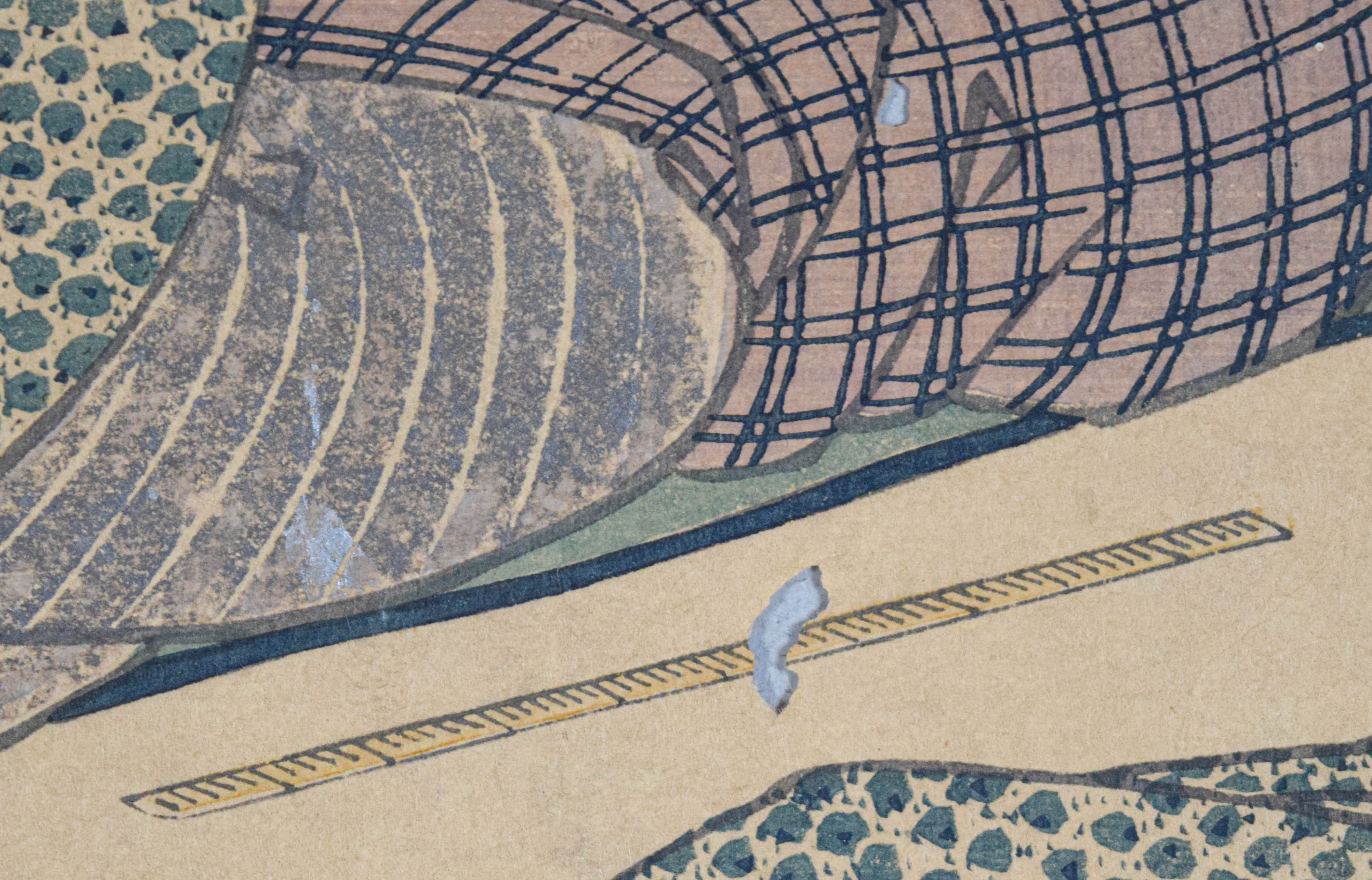 Group of 3 Japanese Woodblocks (Kochi-ro Kunisada & Kawase Hasui)