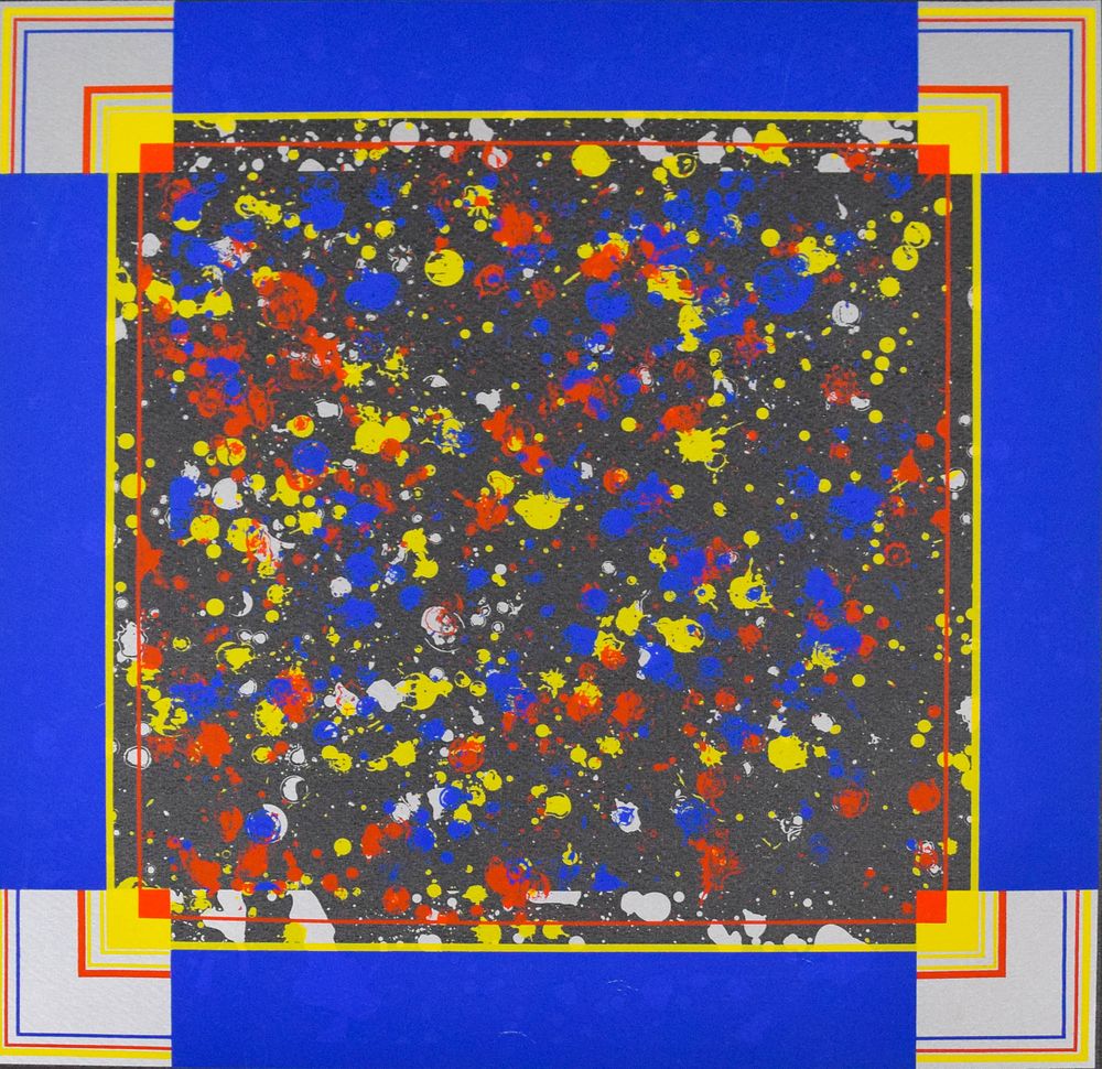 Lot 185: Mike Collins Screenprint Space, 1975
