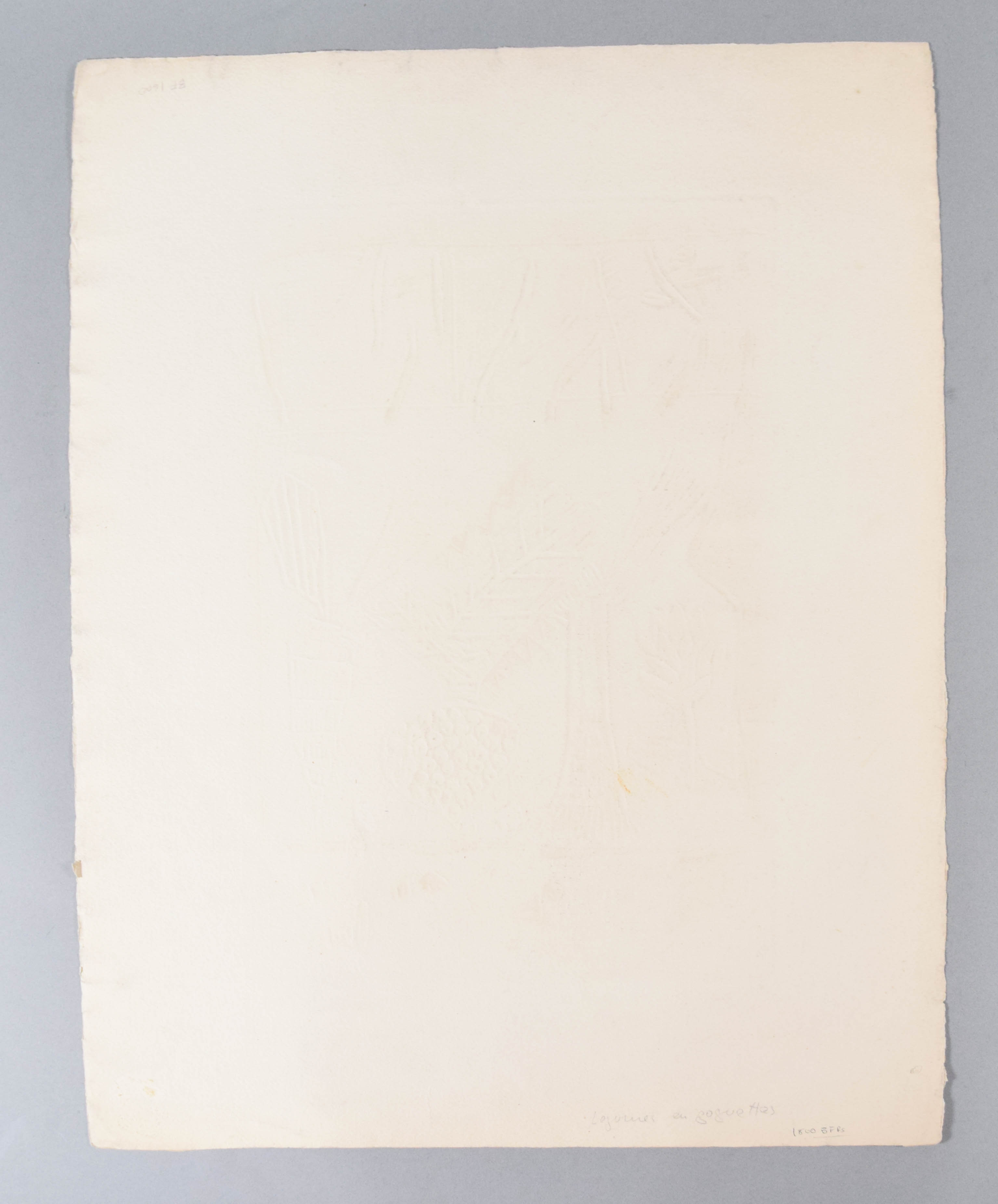 Louttre B. (Marc-Antoine Bissiere) Intaglio Print Legumes en Goguettes