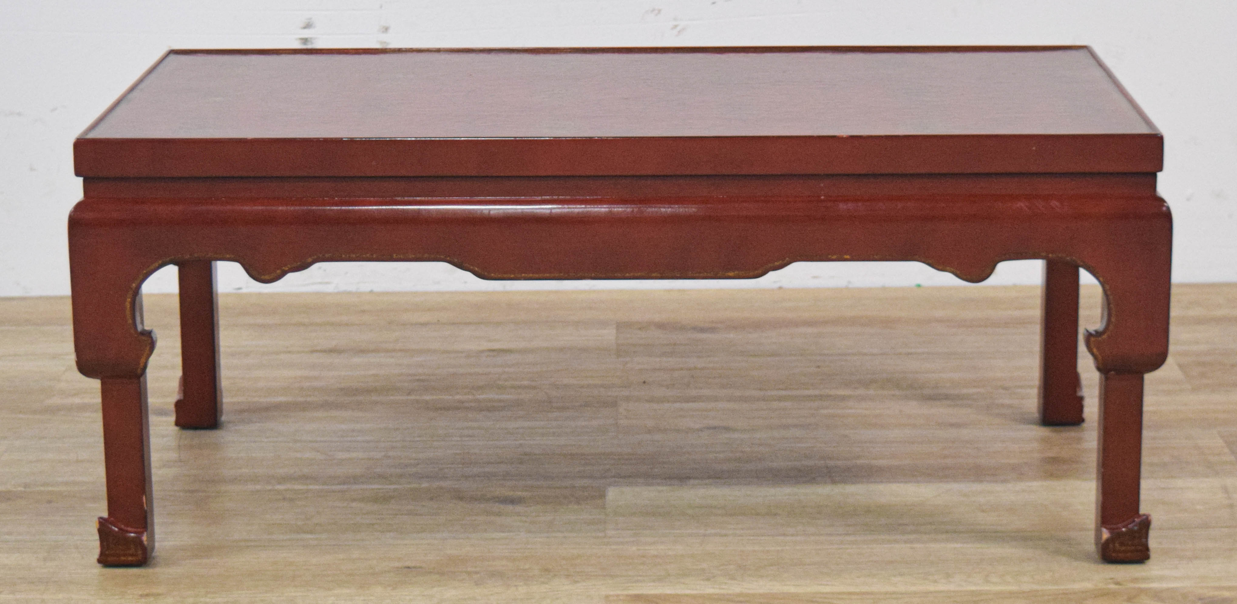 Christopher Norman Chinoiserie Lacquered Coffee Table