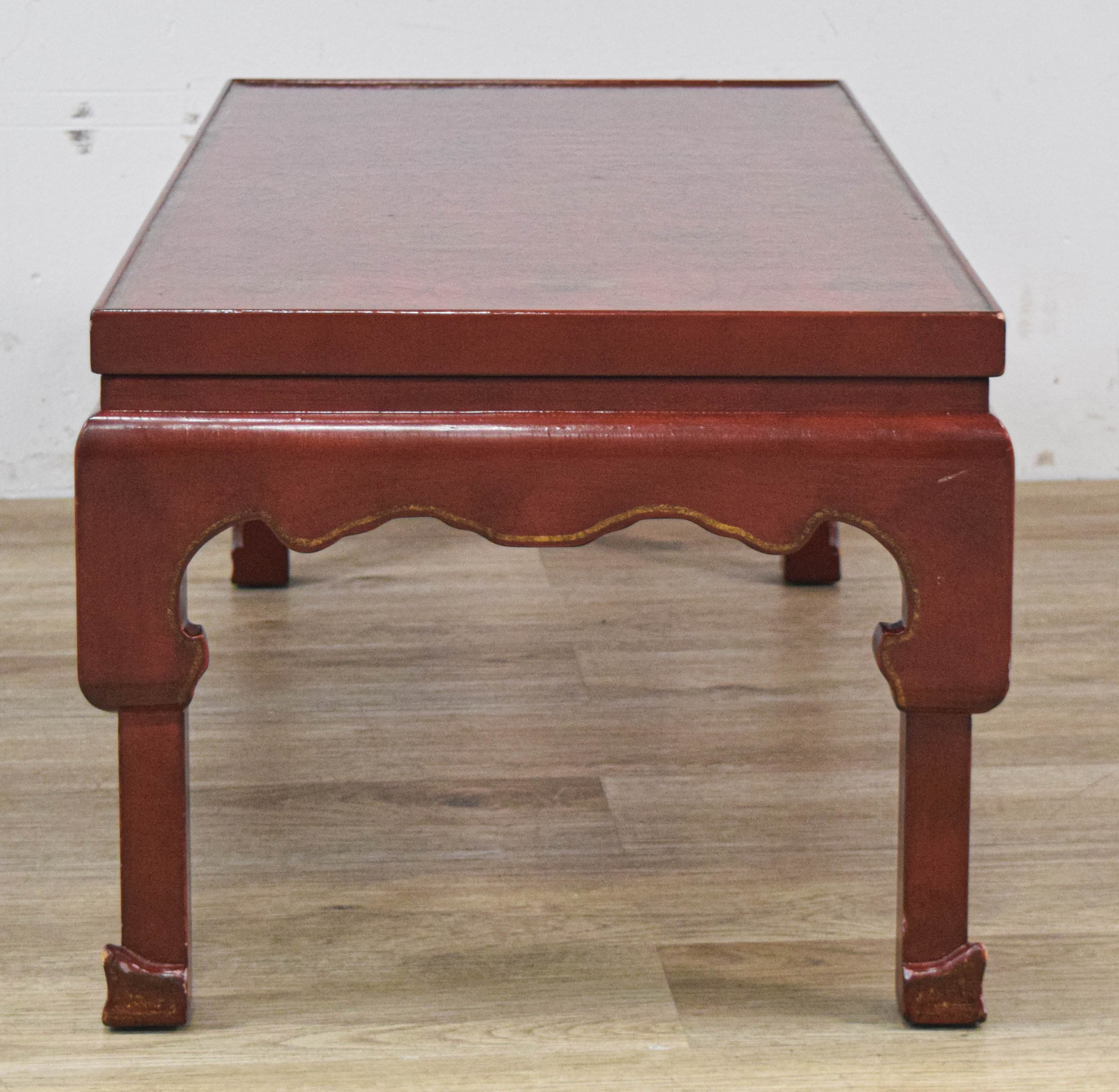 Christopher Norman Chinoiserie Lacquered Coffee Table