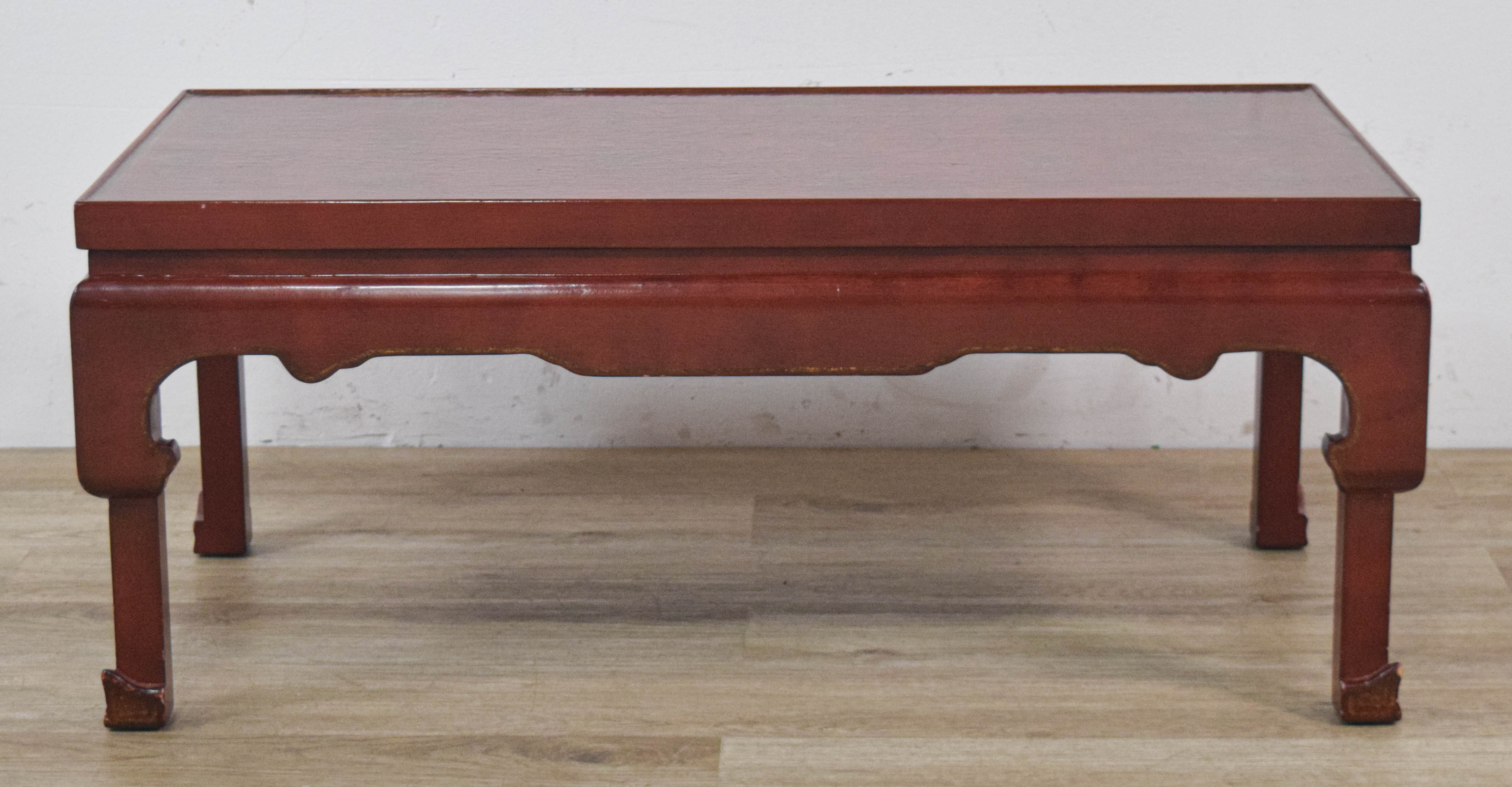 Christopher Norman Chinoiserie Lacquered Coffee Table