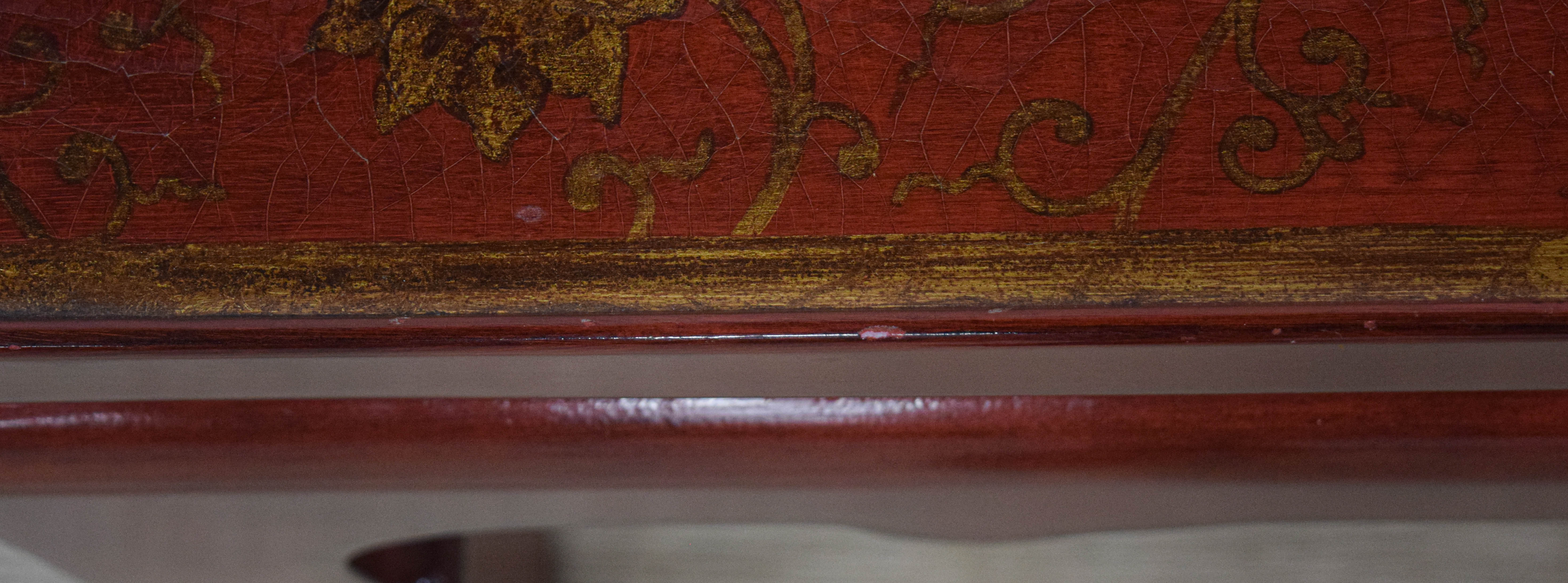 Christopher Norman Chinoiserie Lacquered Coffee Table