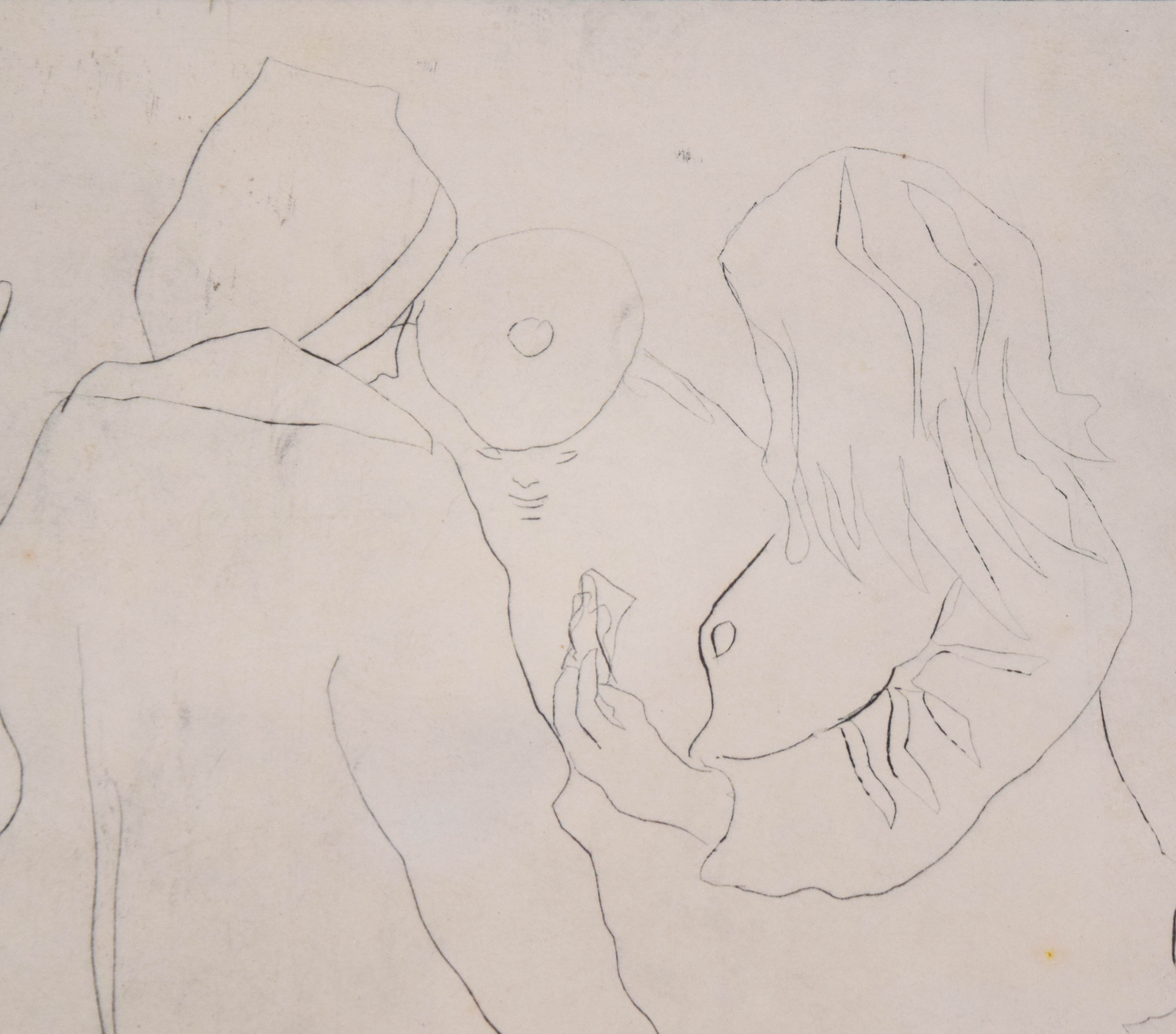 Michael Meyer Marmelstein Etching The Game, 1962