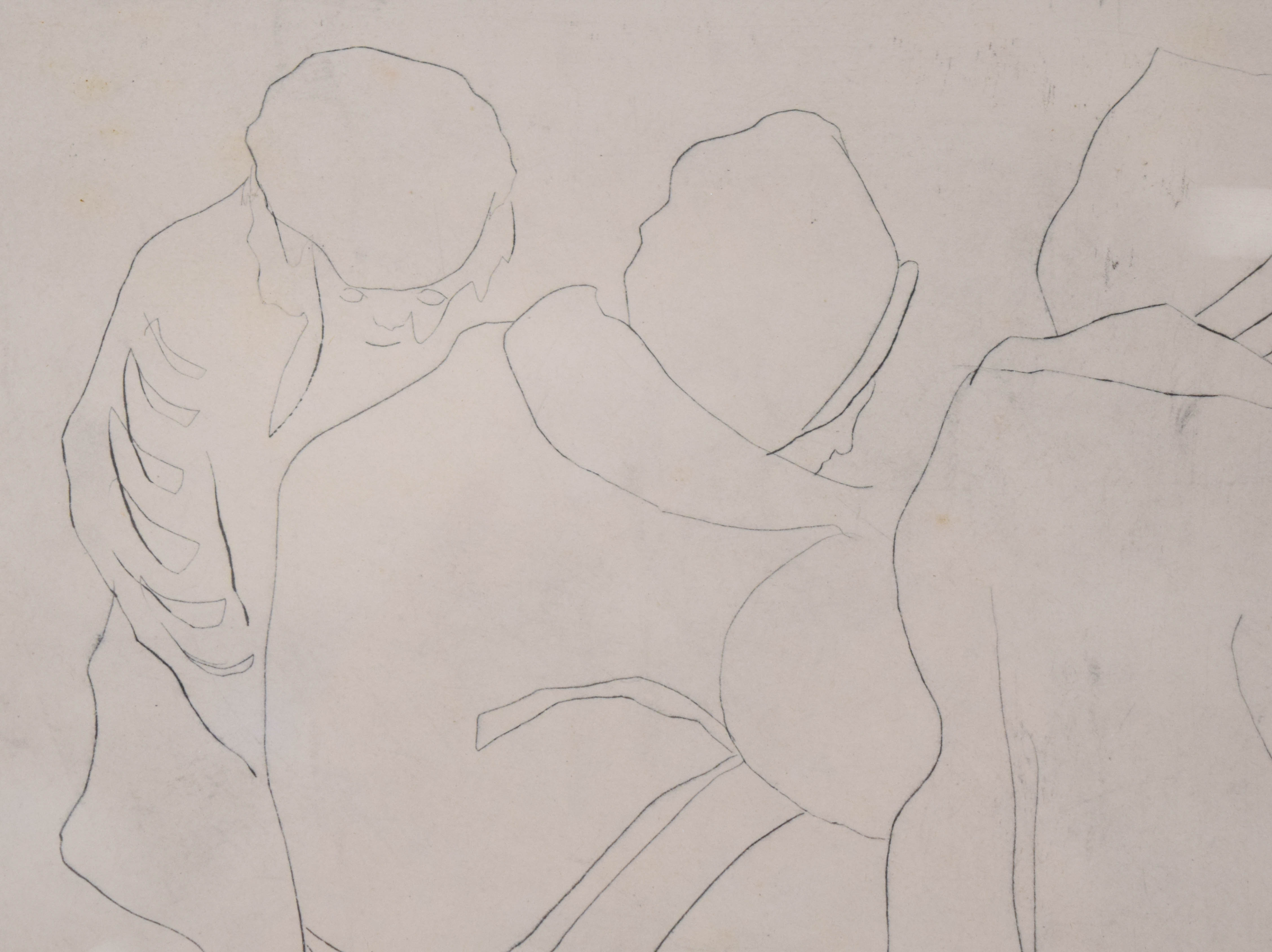 Michael Meyer Marmelstein Etching The Game, 1962