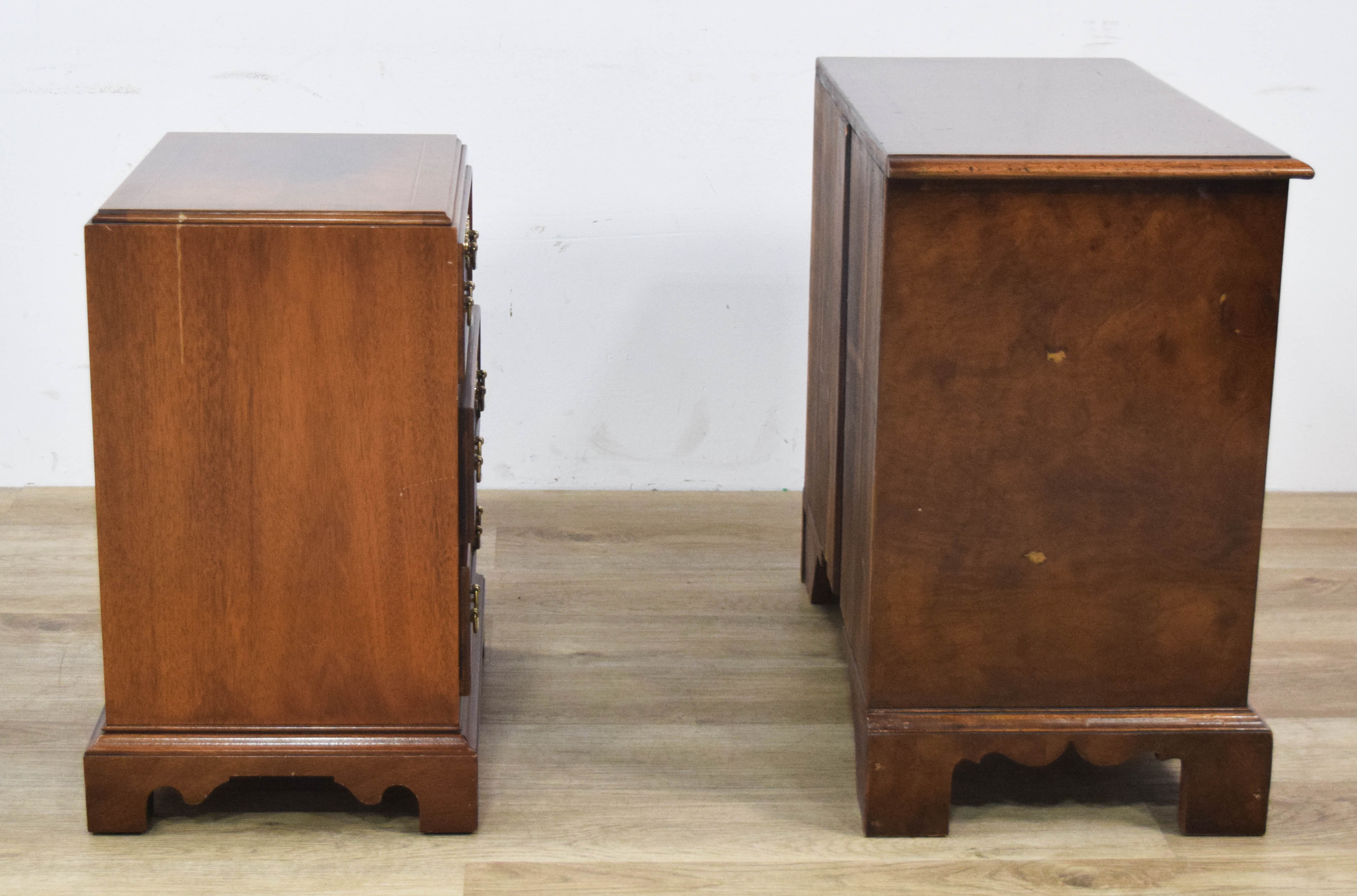 Two Mahogany Chippendale Style Chests