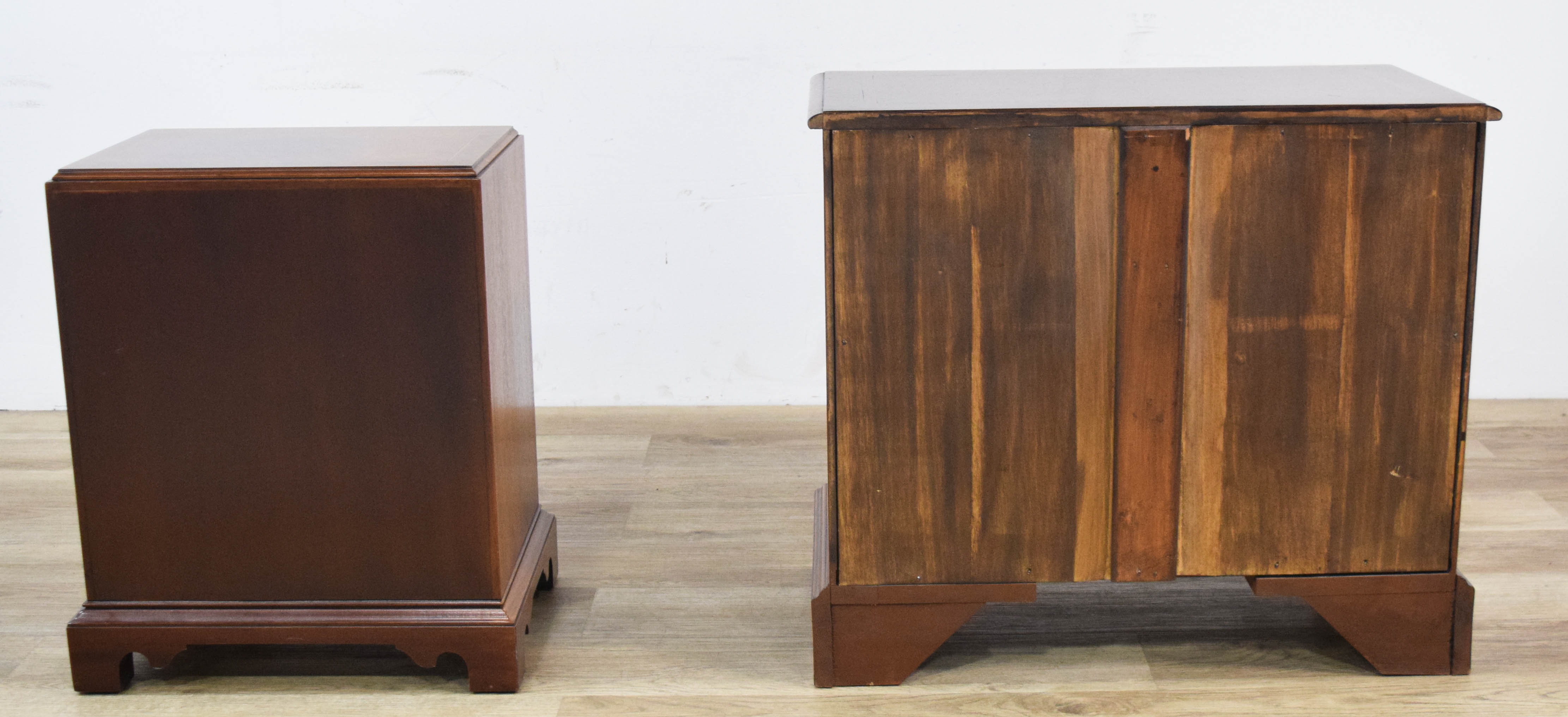 Two Mahogany Chippendale Style Chests