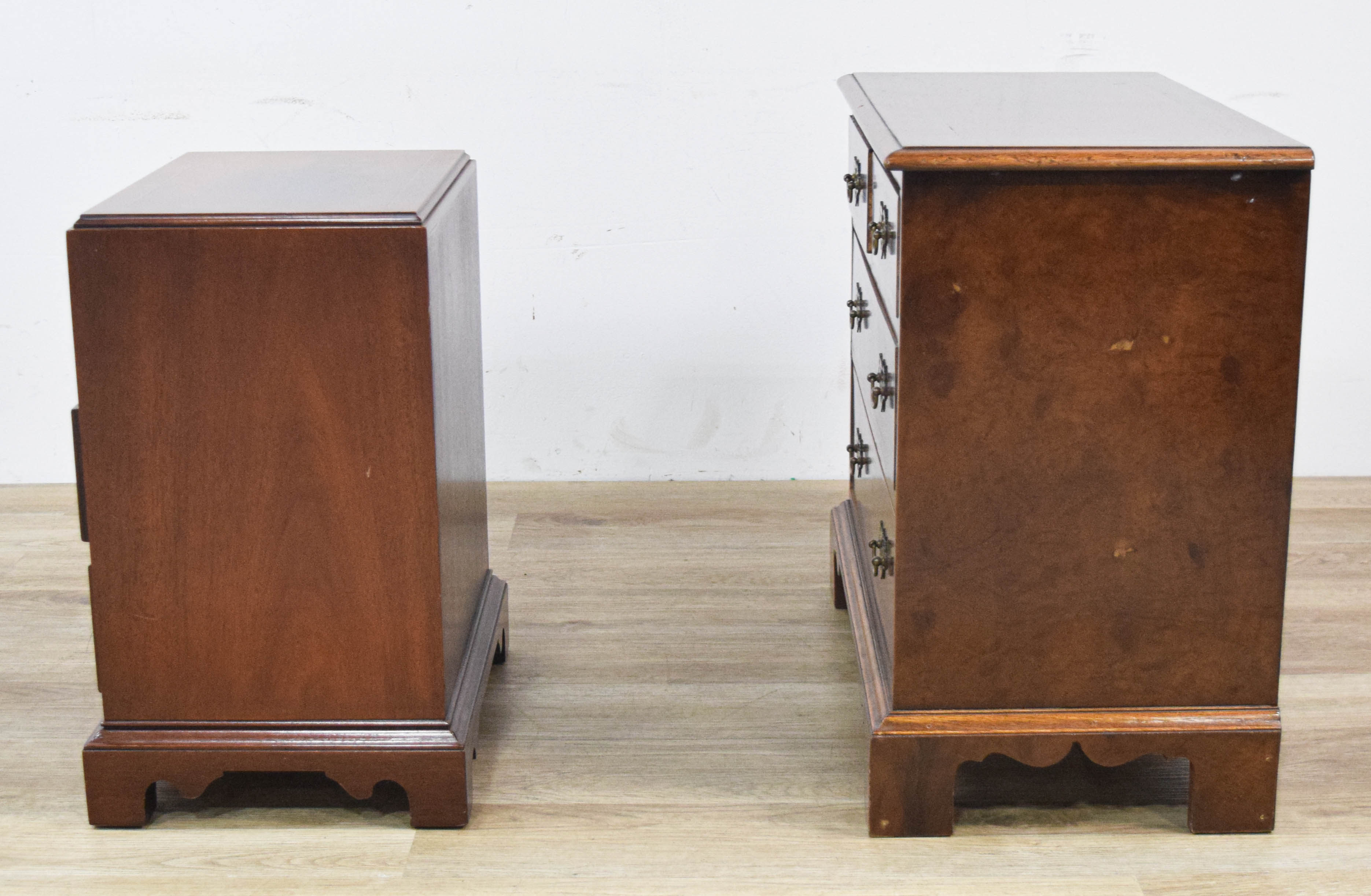 Two Mahogany Chippendale Style Chests