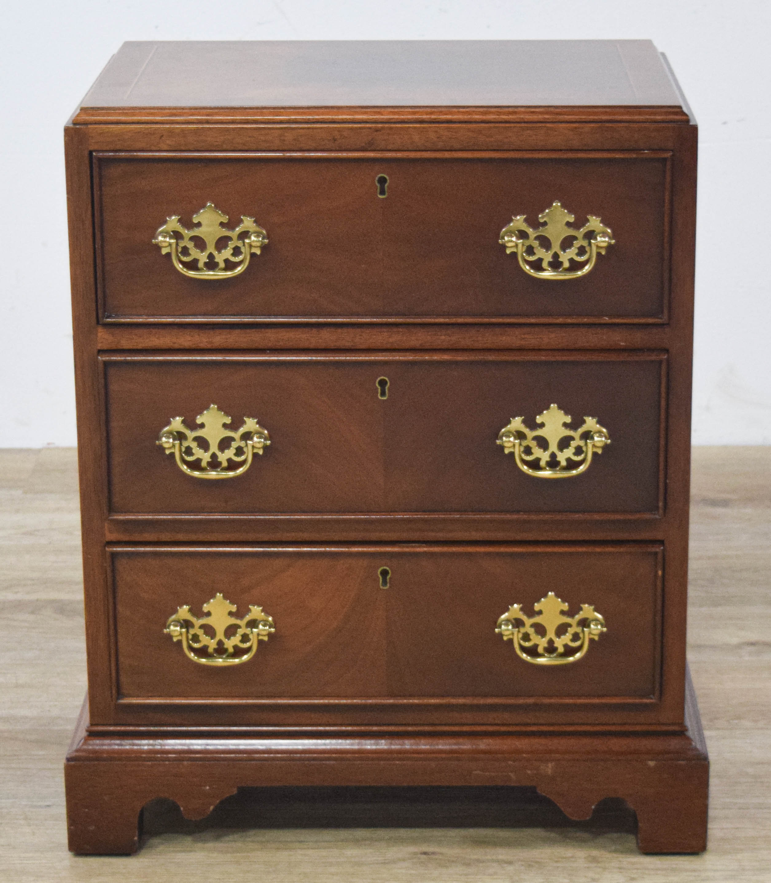 Two Mahogany Chippendale Style Chests
