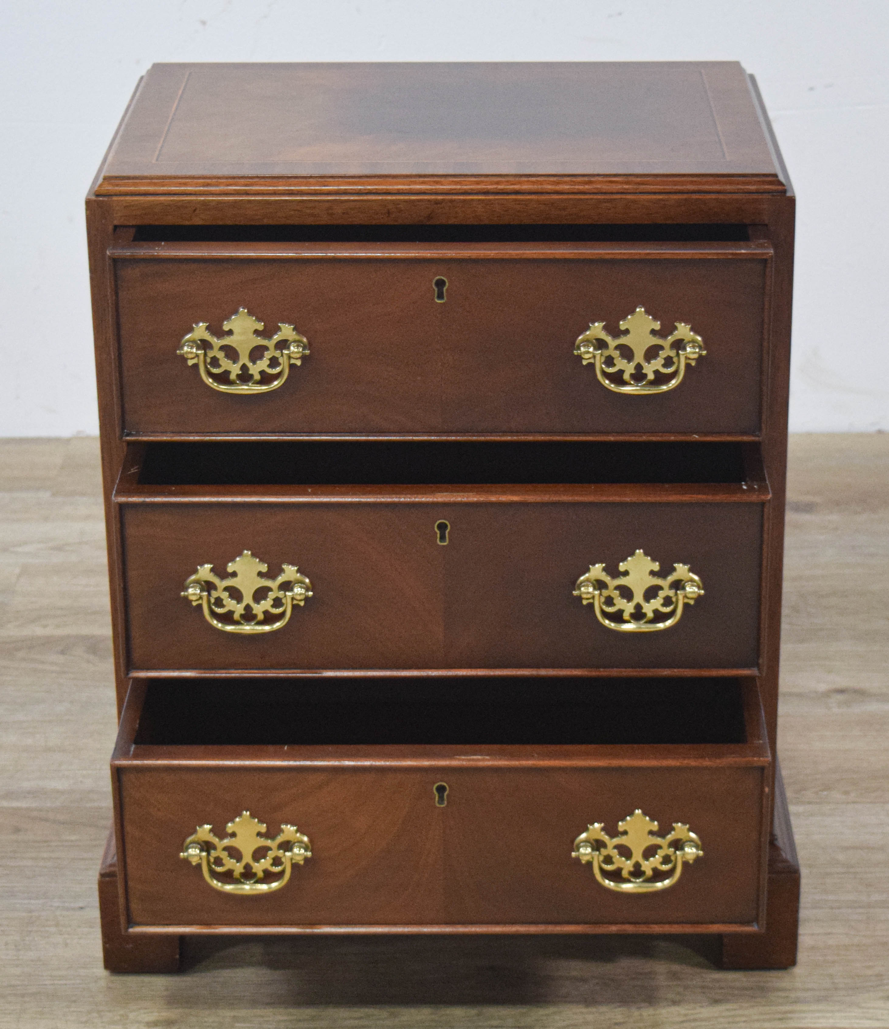 Two Mahogany Chippendale Style Chests