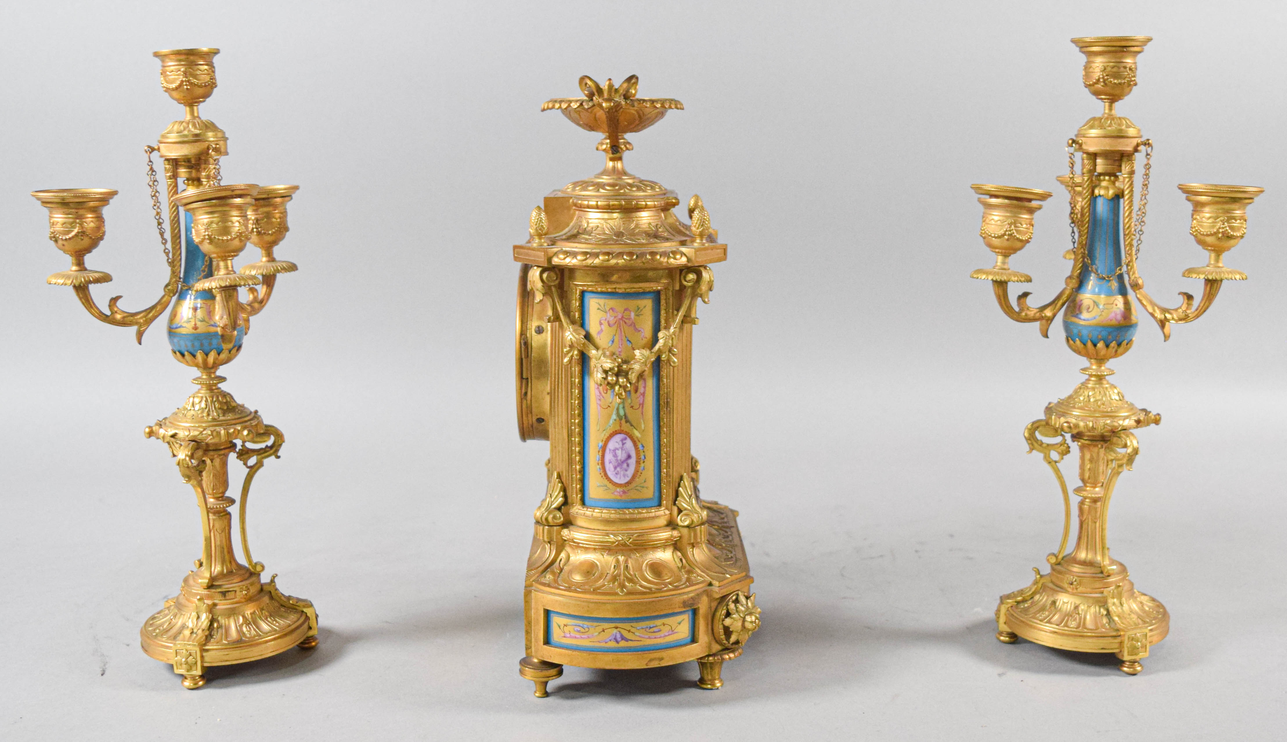 Tiffany and Co. Louis XVI Revival Garniture Set