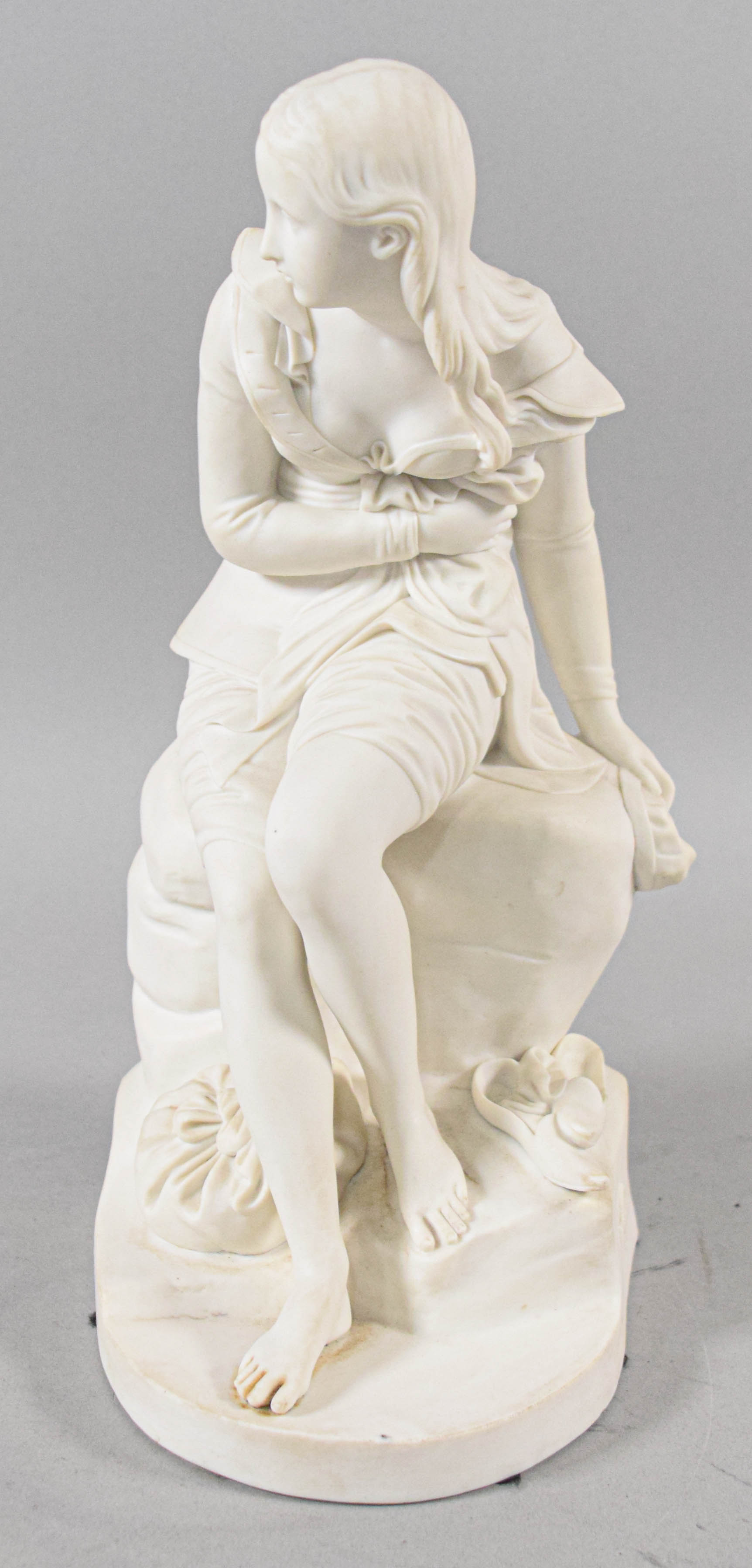 John Bell Parian Ware Porcelain Figurine of Dorothea