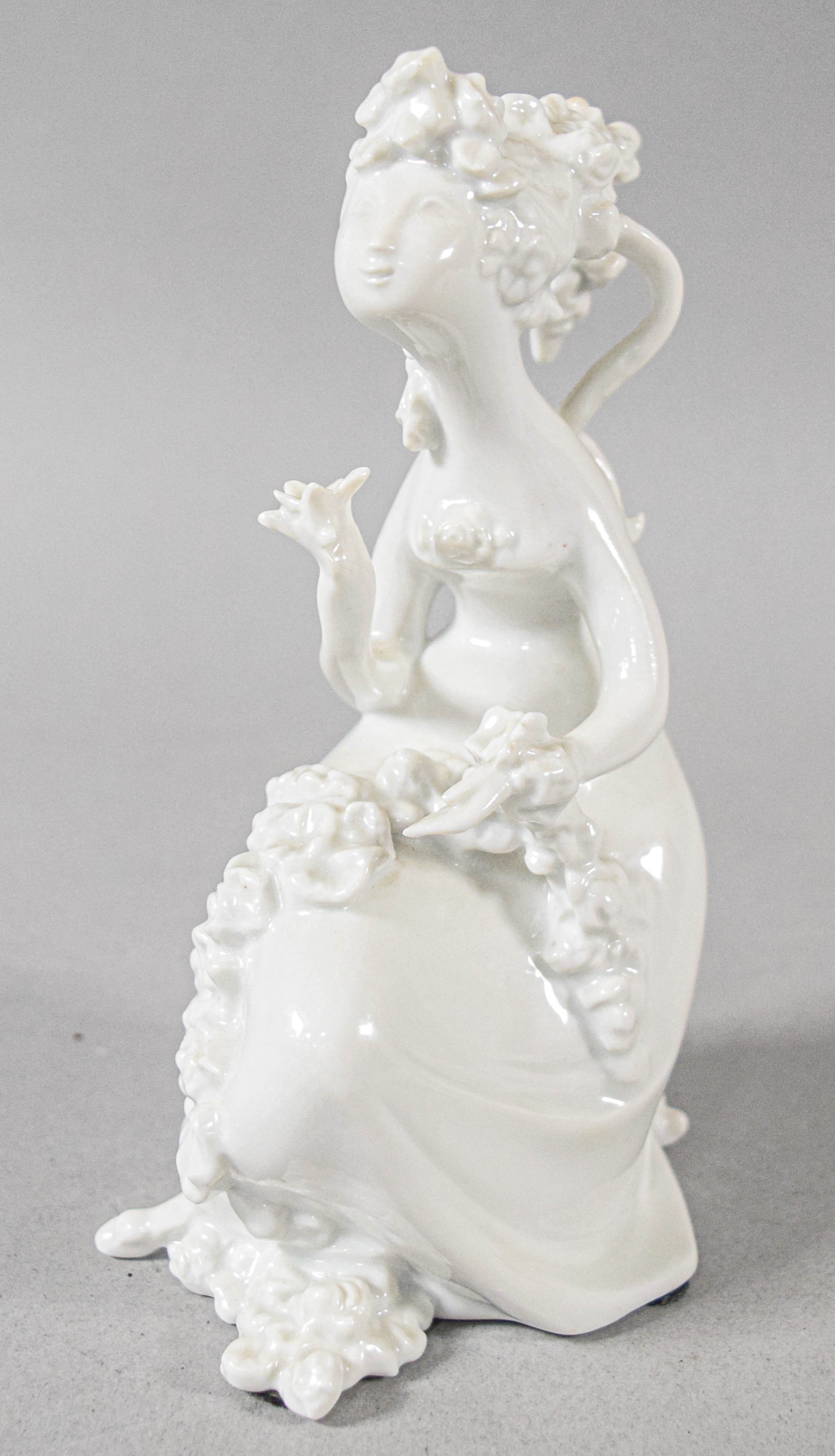 3 Rosenthal Studio-Line White Glazed Porcelain Figurines by Bjorn Wiinblad