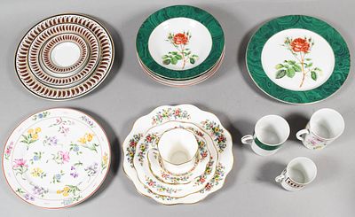 A Collection of 16 Georges Briard and Coalport Porcelain and Bone China Dinnerware Pieces. This 