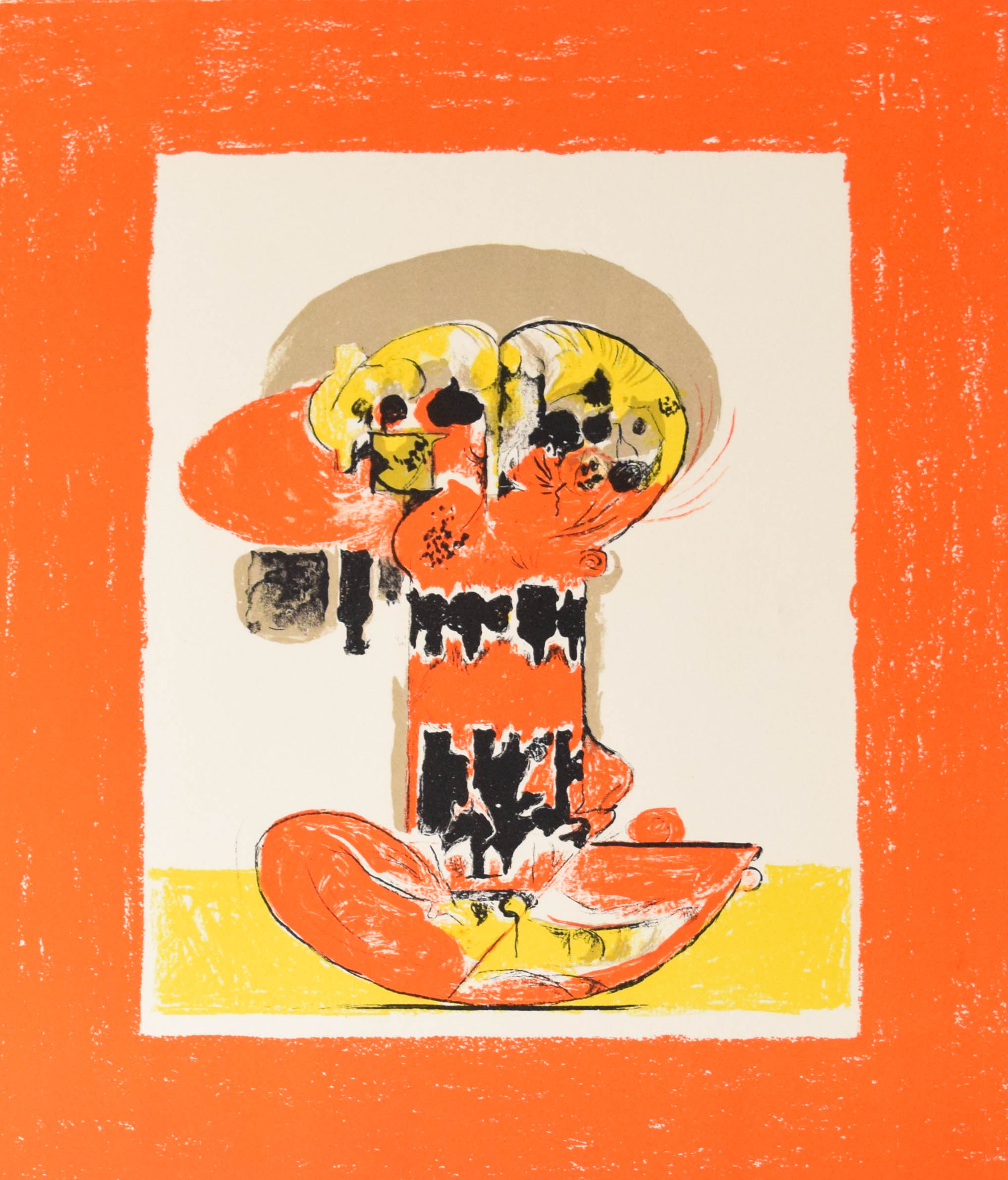 Graham Sutherland Lithograph Balancing Form