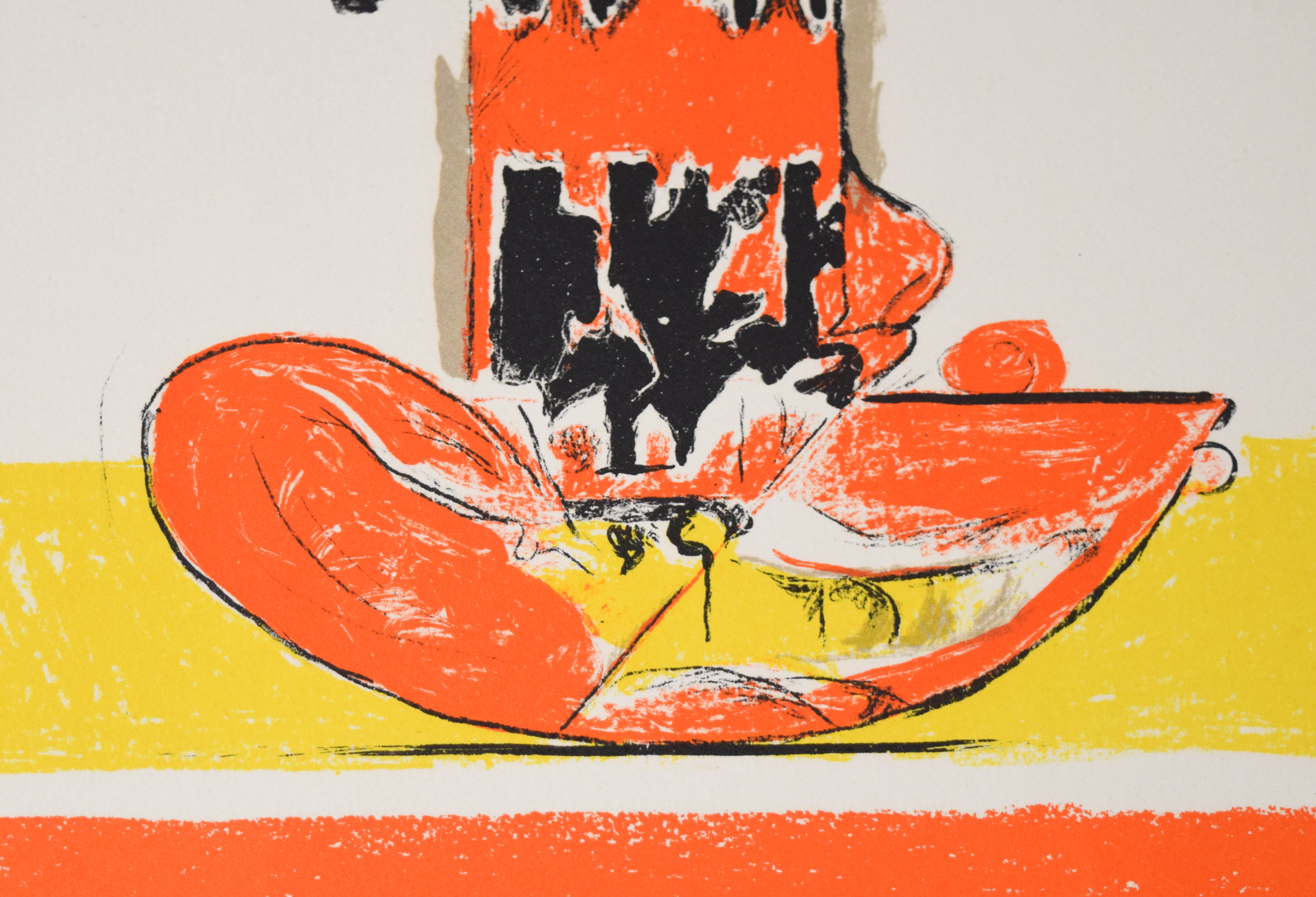 Graham Sutherland Lithograph Balancing Form
