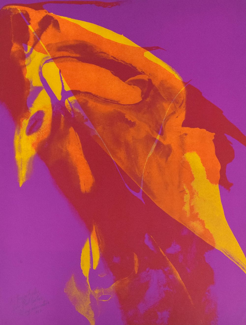 Lot 186: Paul Jenkins Abstract Screenprint, 1962