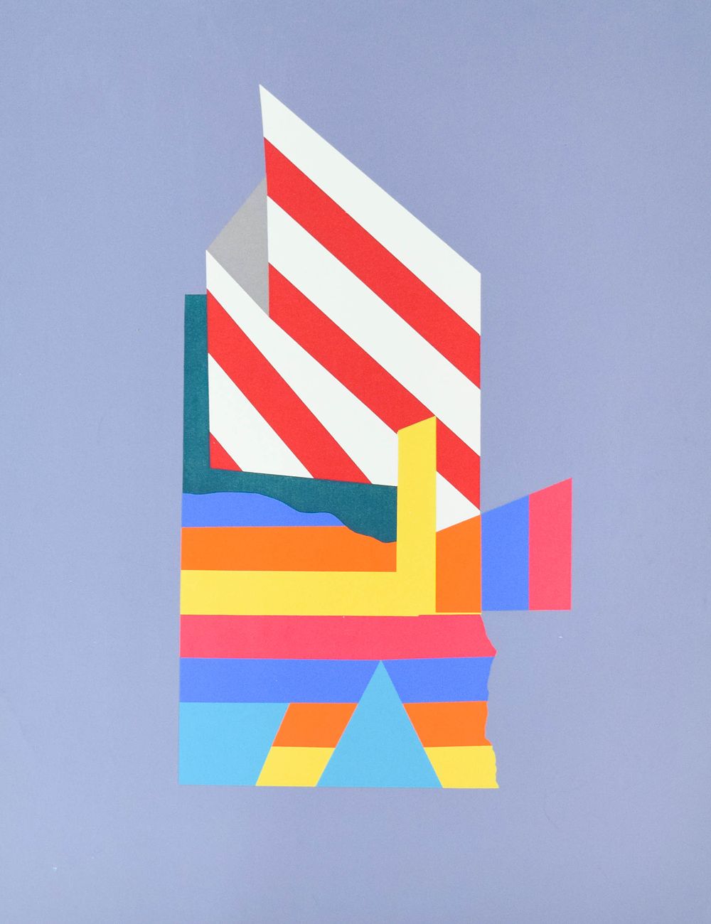 Lot 254: Earl Beauford Miller Screenprint Probe, 1973