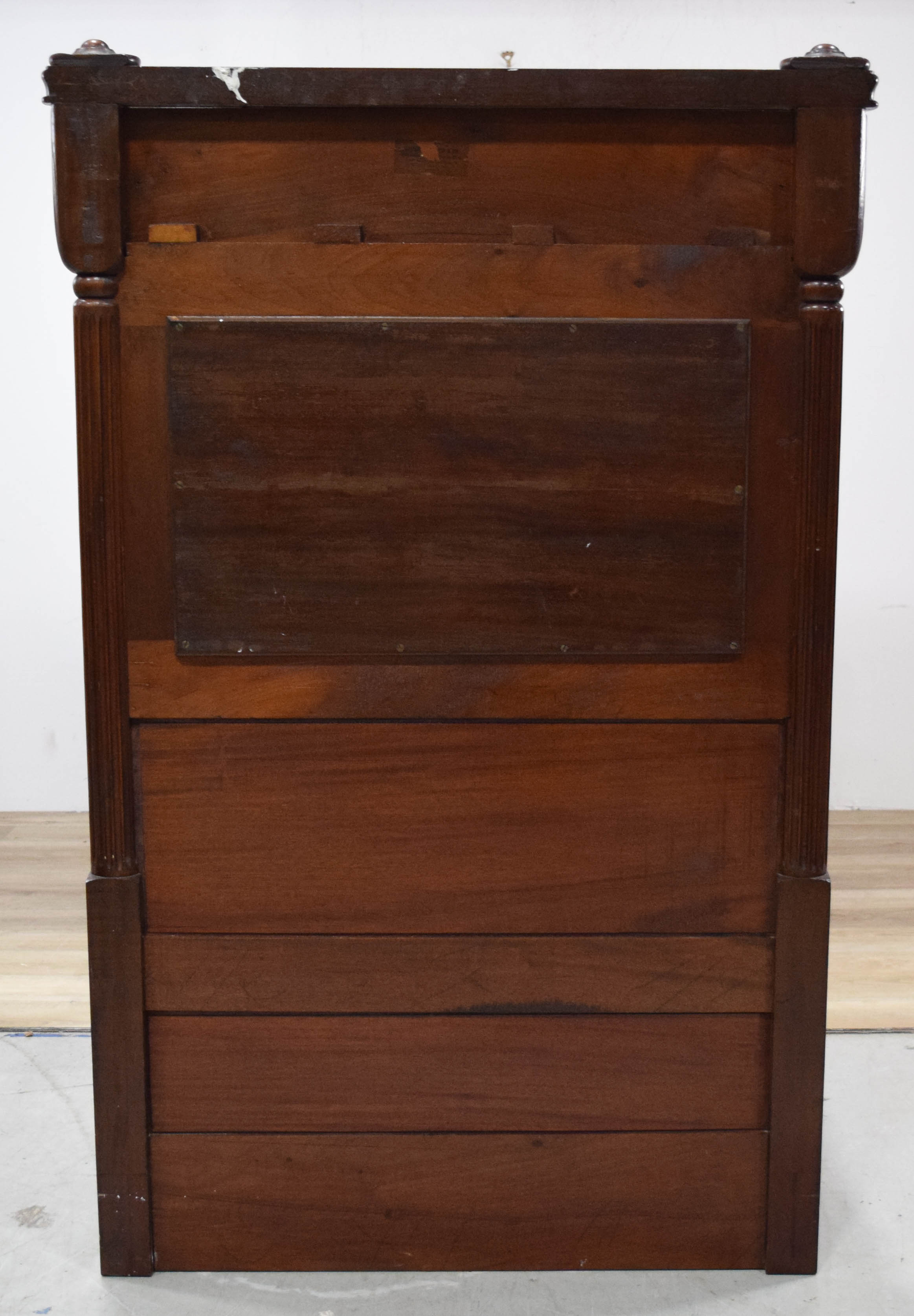 Whidden, Curtin & Co. Victorian Carved Wood Twin Bed With Custom Mattress