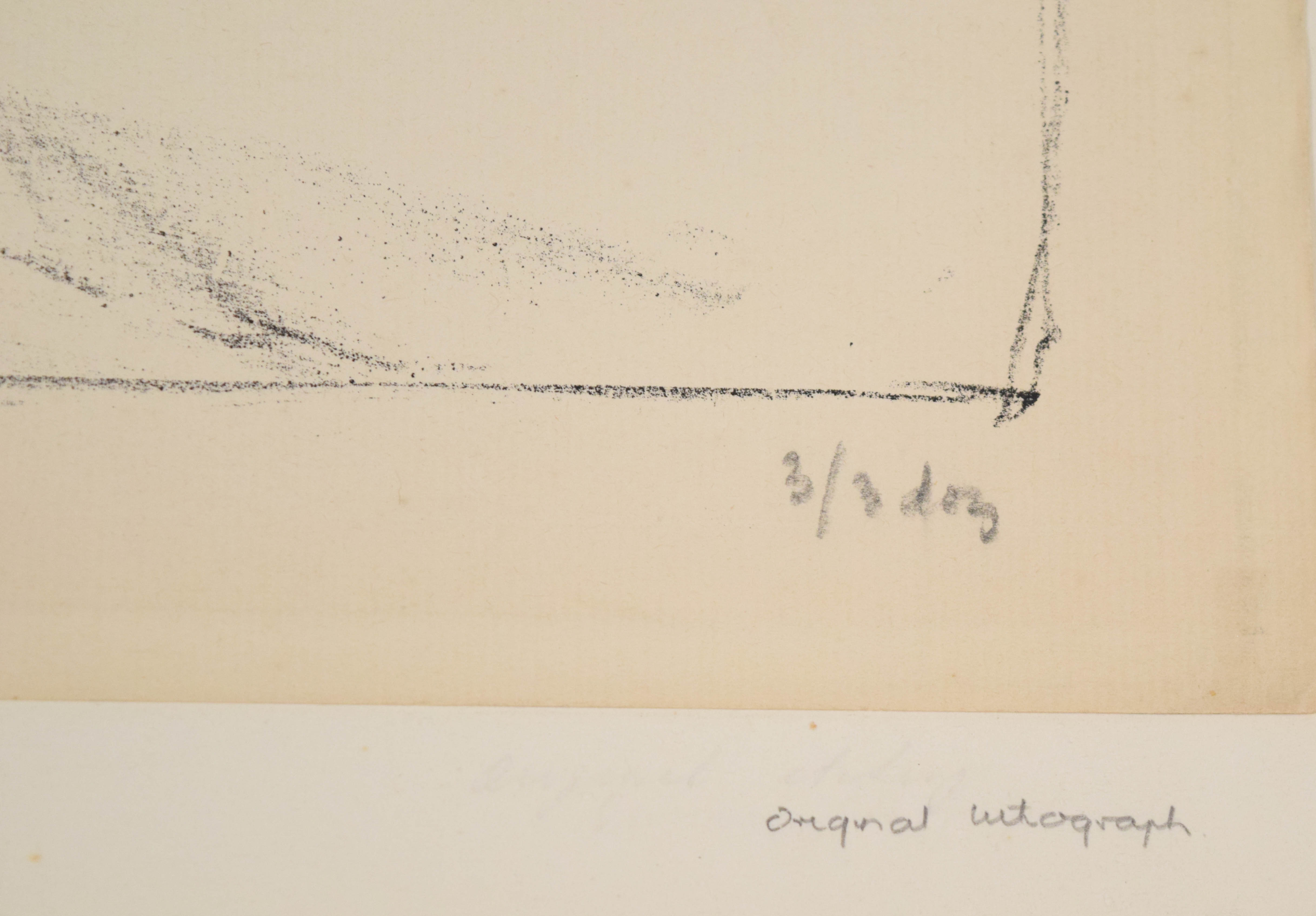 Edmund Blampied Lithograph Splash! Splash!