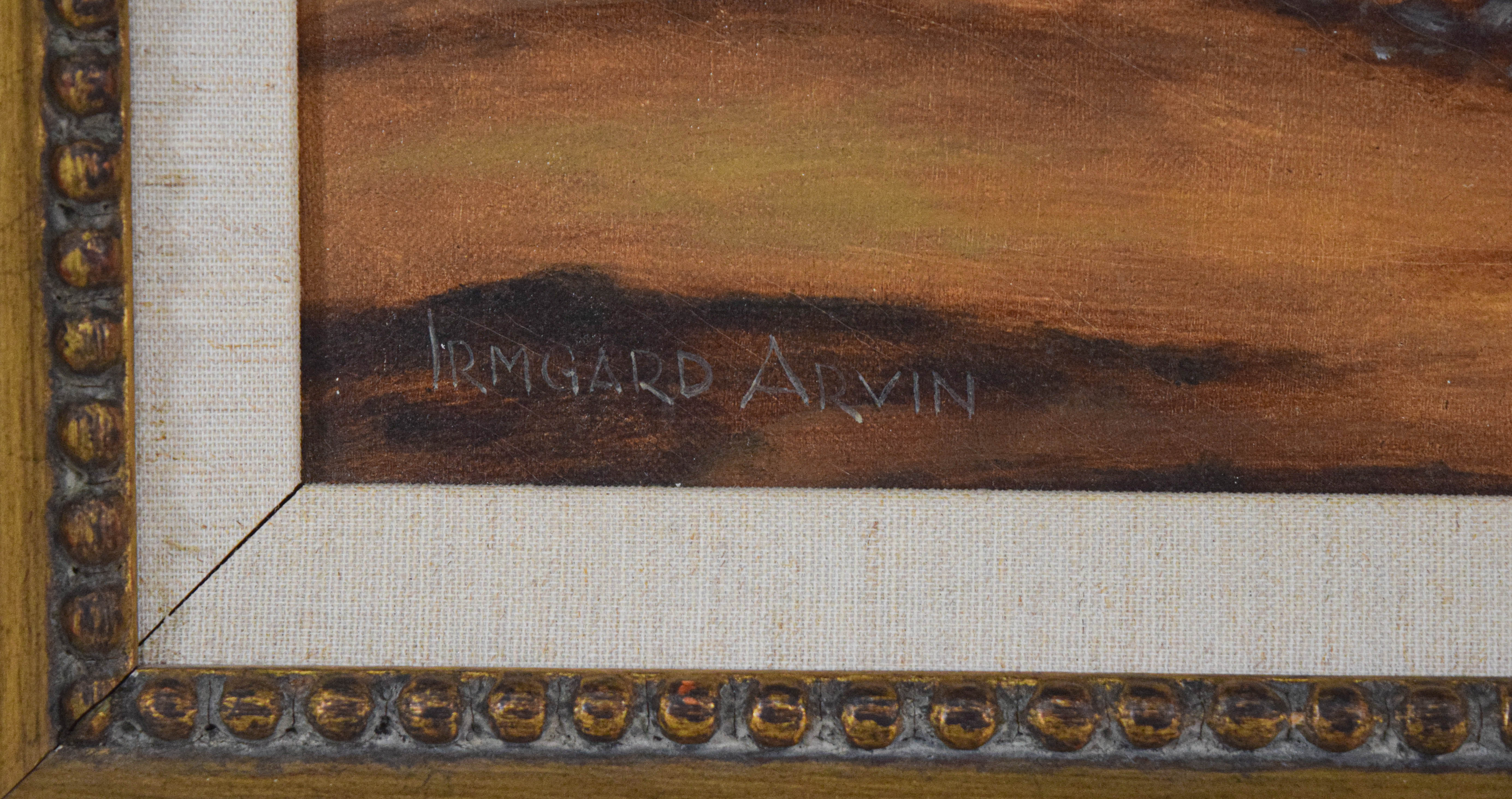 Irmgard Arvin Oil on Canvas White Doves