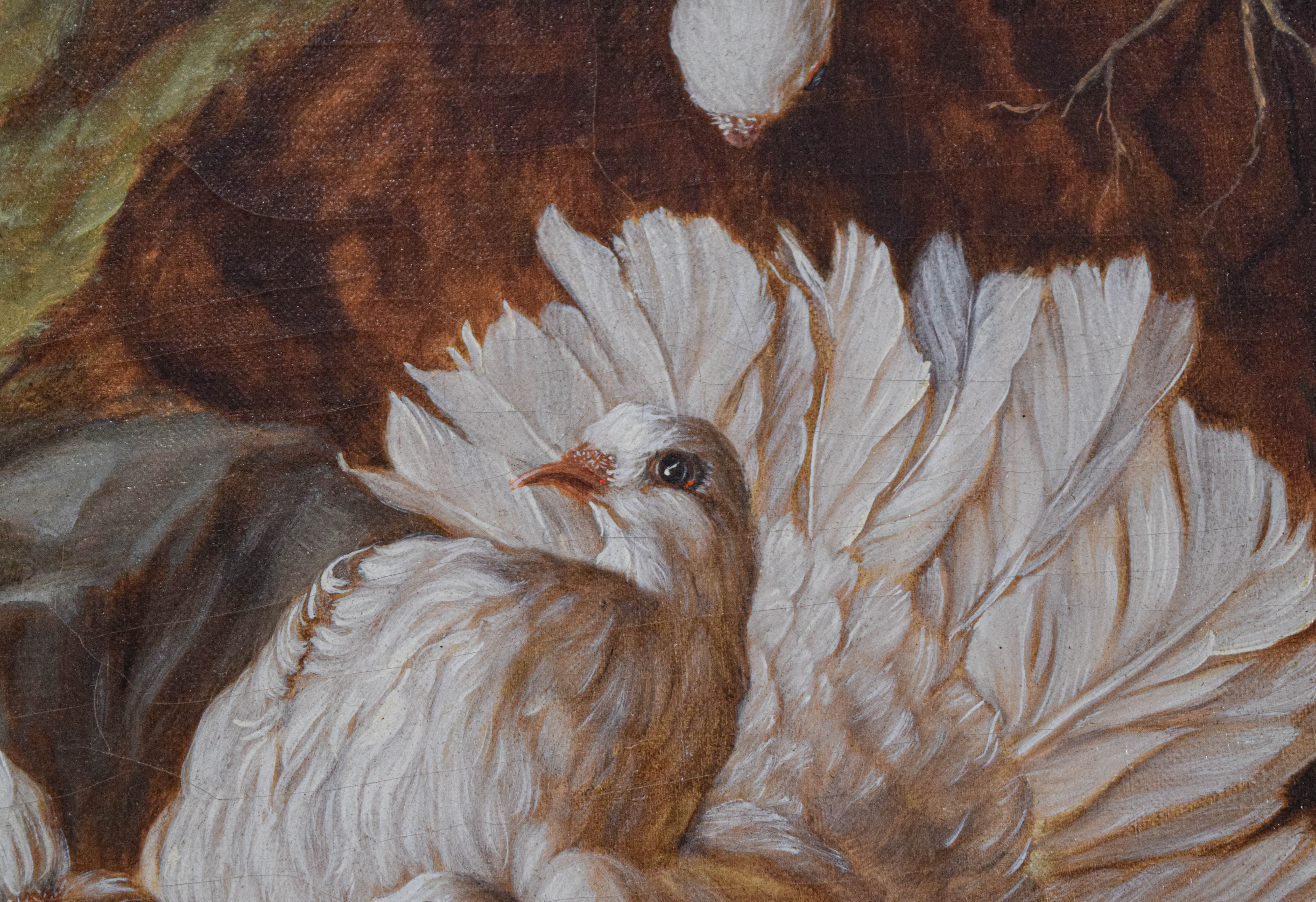 Irmgard Arvin Oil on Canvas White Doves