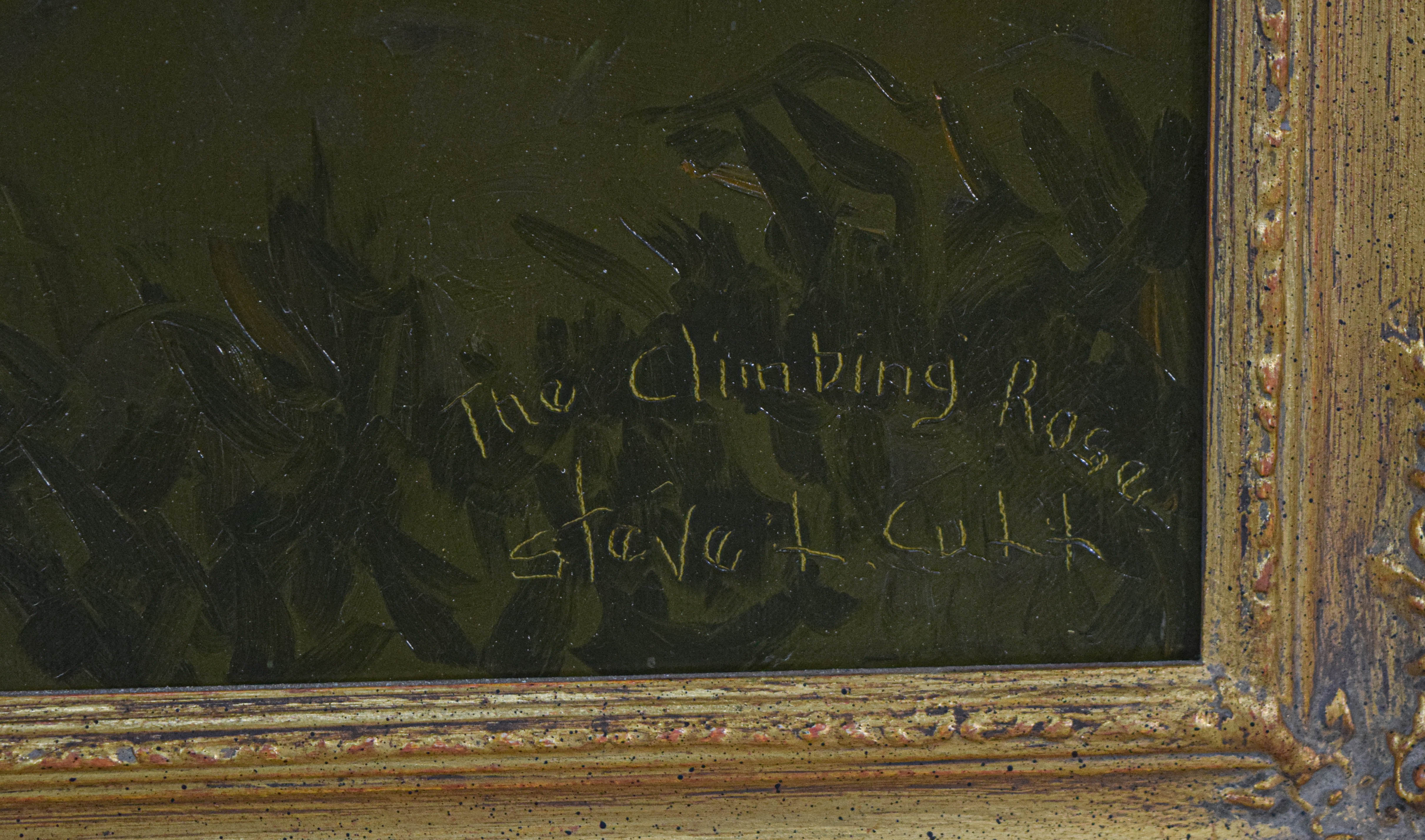 Steve L. Cull Oil on Canvas The Climbing Rose