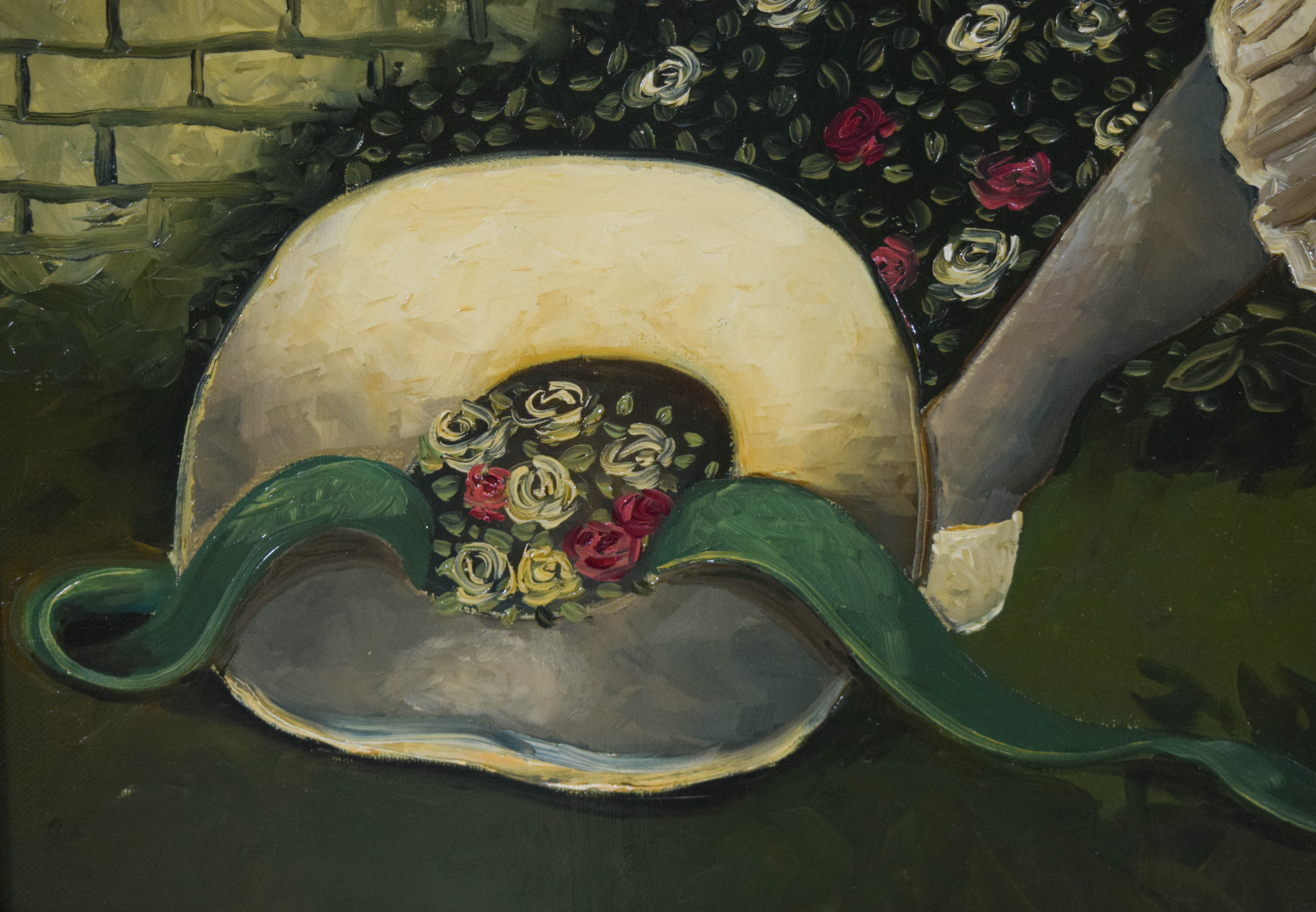 Steve L. Cull Oil on Canvas The Climbing Rose