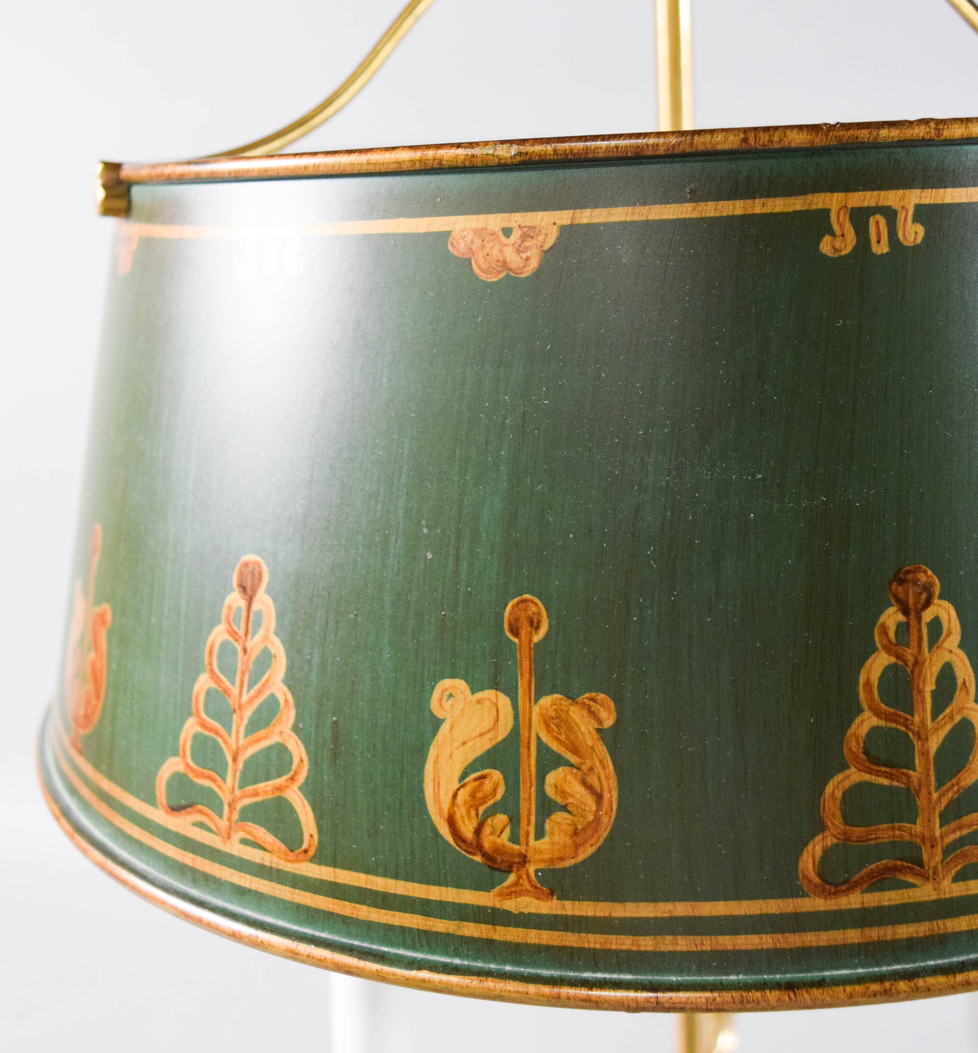 Arrowsmith Millbrook Bouillotte Lamp With Tole Shade