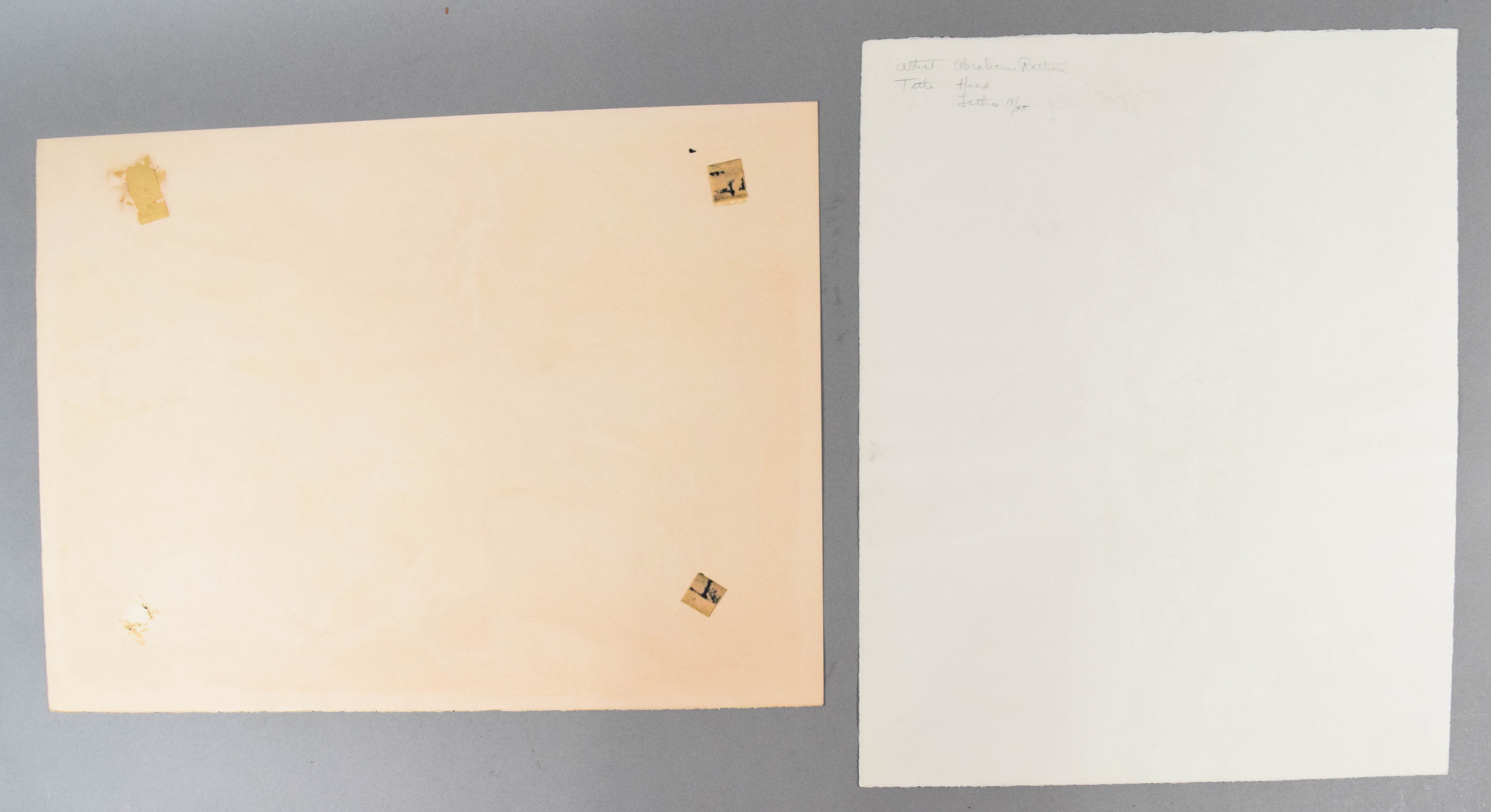 Abraham Rattner Two Signed Lithographs