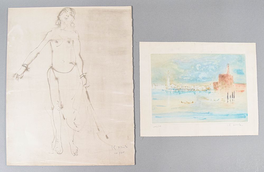 Lot 301: Kaiko Moti Two Signed Prints