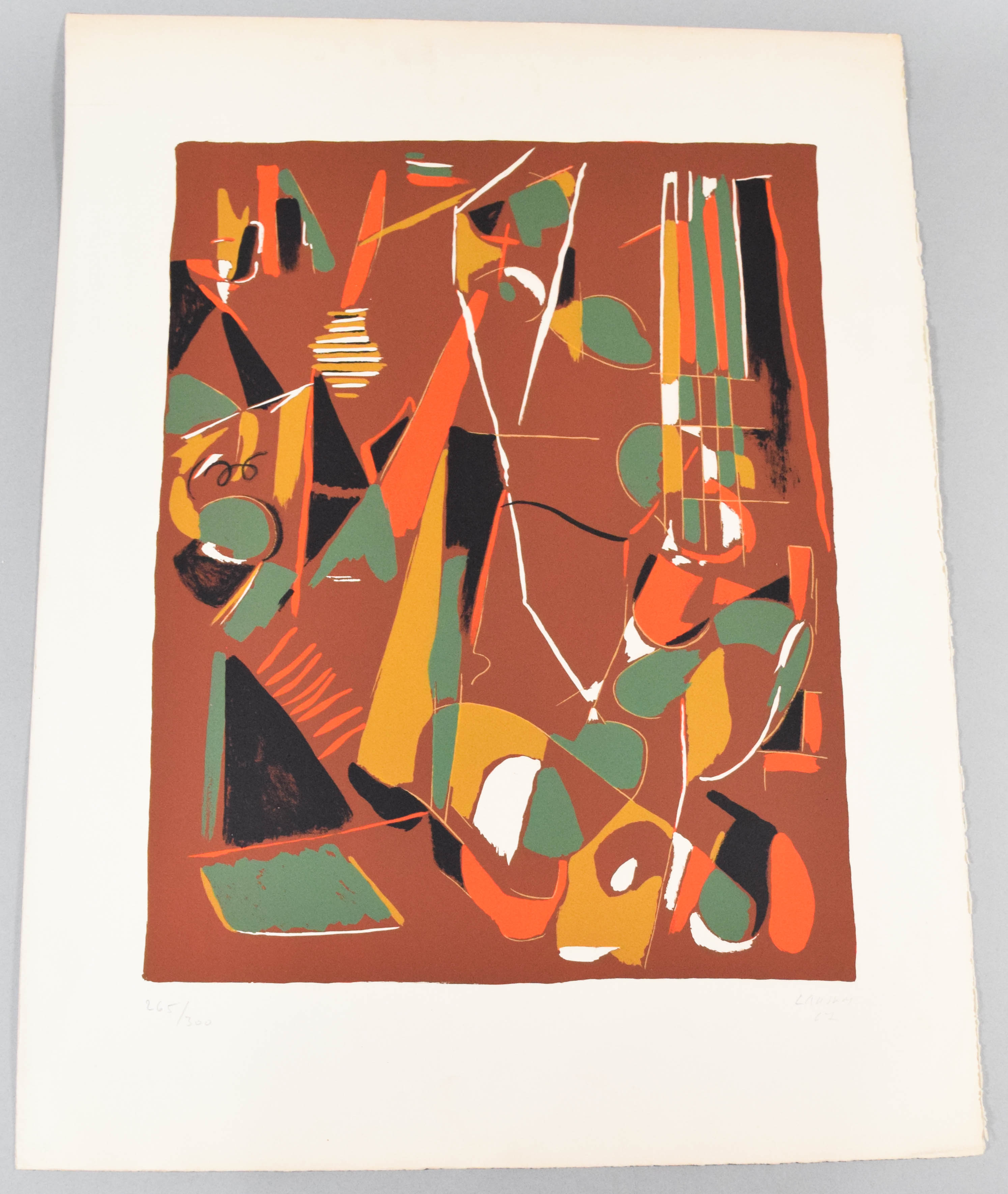 Pair of Andre Lanskoy Abstract Lithographs