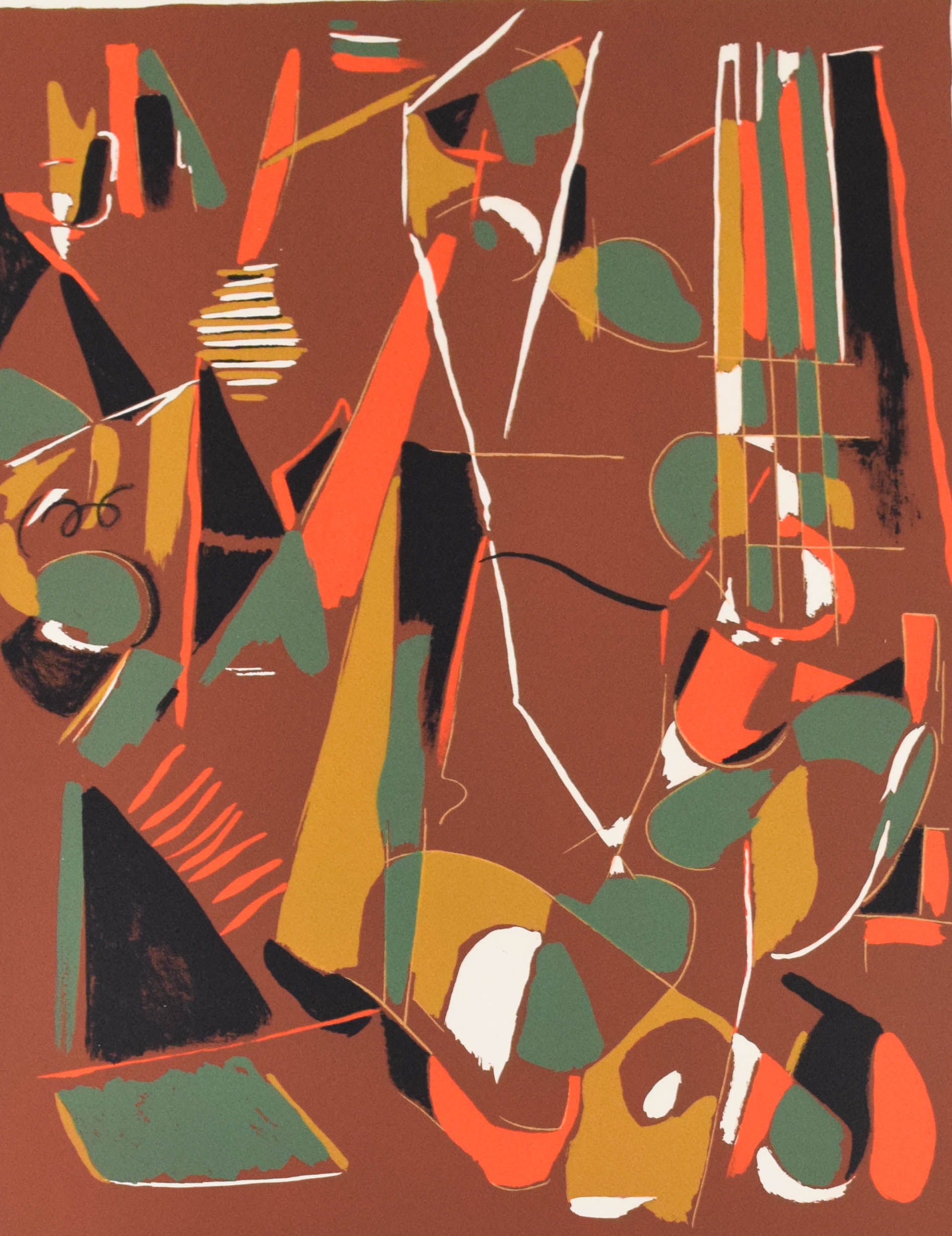 Pair of Andre Lanskoy Abstract Lithographs