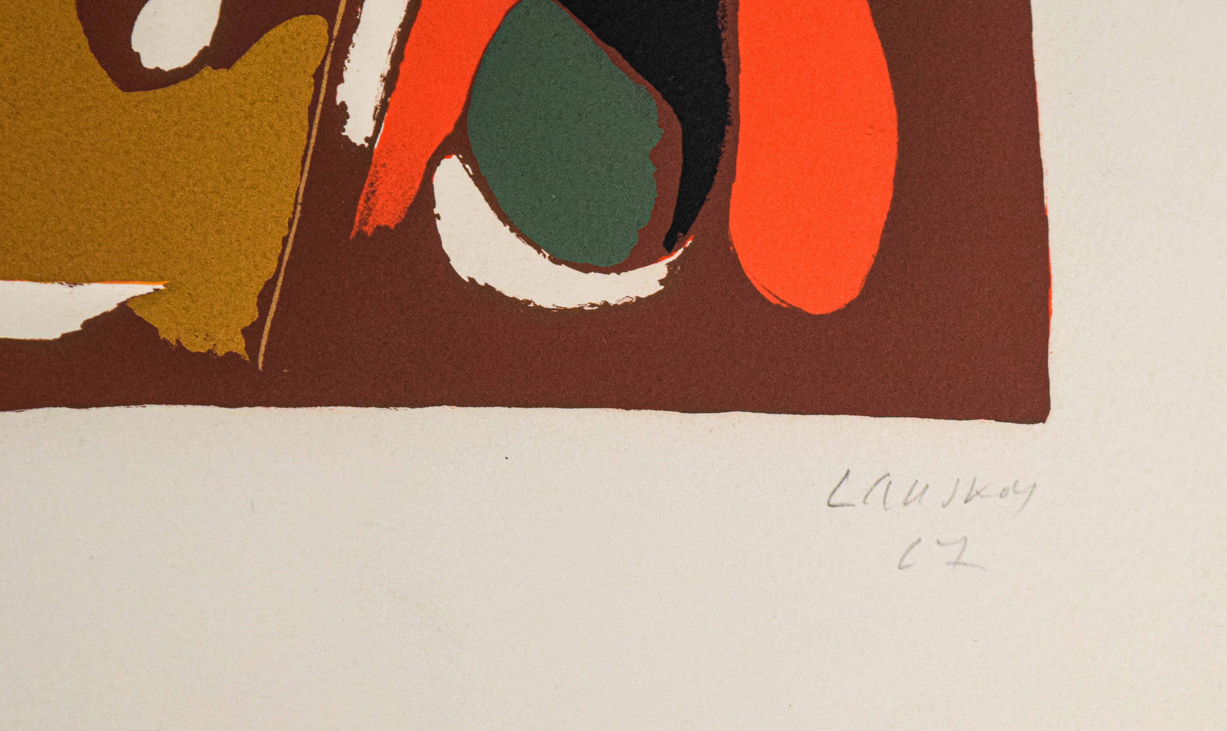 Pair of Andre Lanskoy Abstract Lithographs