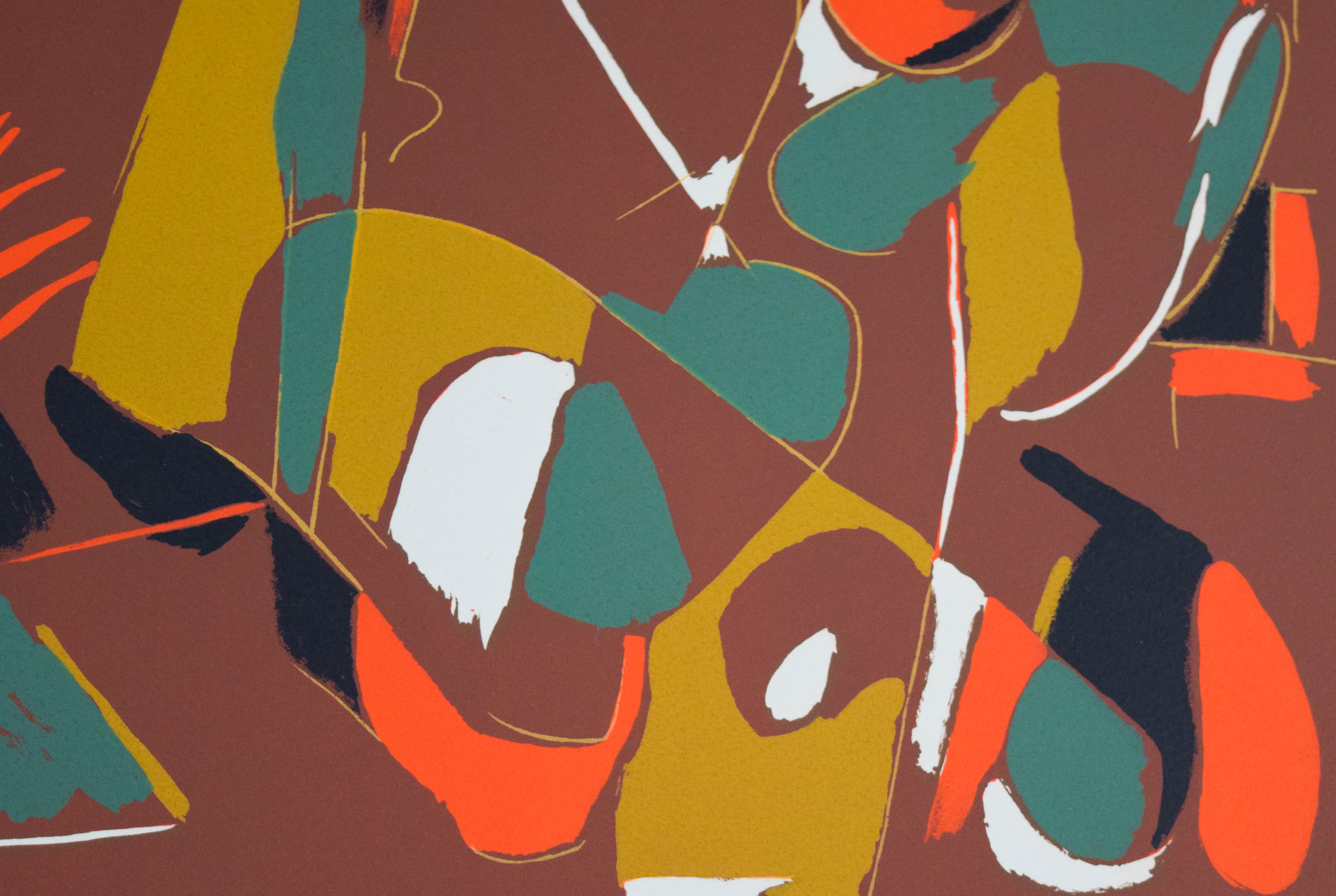 Pair of Andre Lanskoy Abstract Lithographs