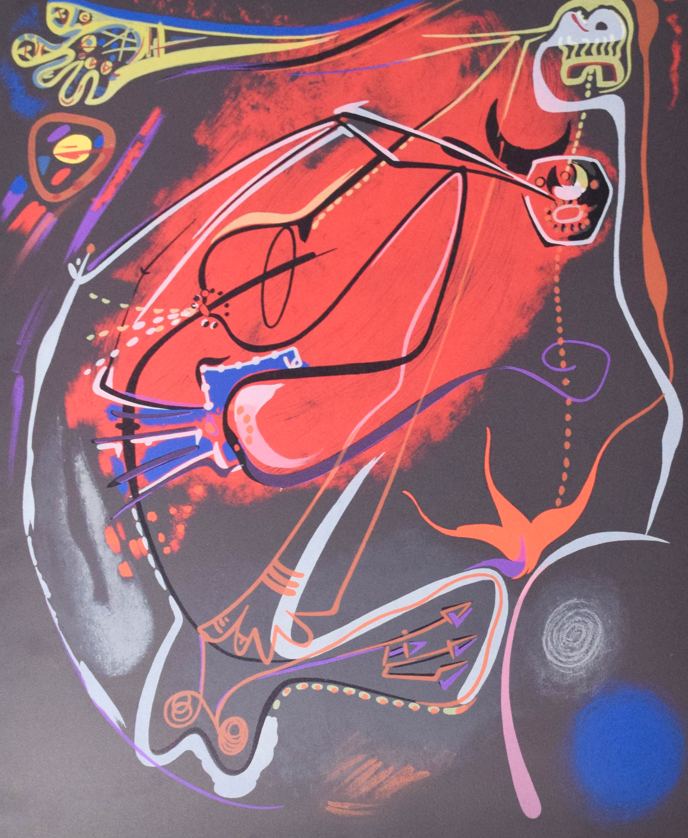 Andre Masson Pair of Signed Color Lithographs